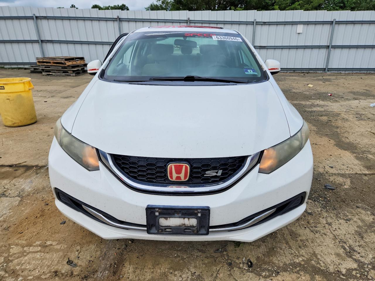 2013 Honda Civic Ex White vin: 19XFB2F87DE228832