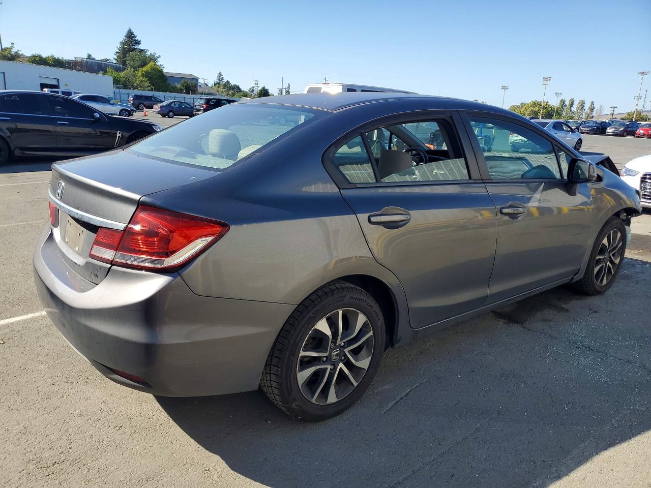 2013 Honda Civic Ex Gray vin: 19XFB2F87DE239670