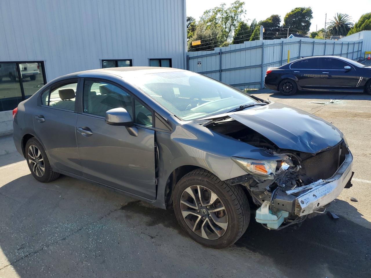2013 Honda Civic Ex Gray vin: 19XFB2F87DE239670