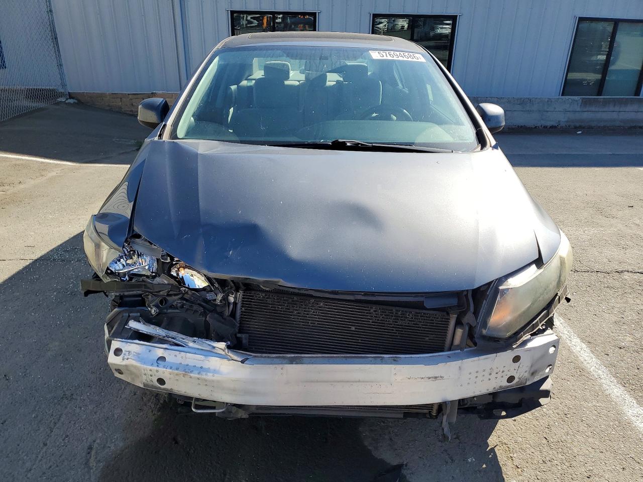 2013 Honda Civic Ex Gray vin: 19XFB2F87DE239670