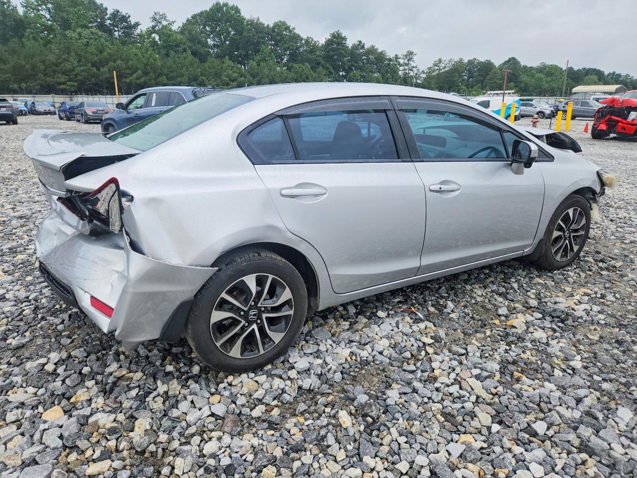 2014 Honda Civic Ex Silver vin: 19XFB2F87EE002906