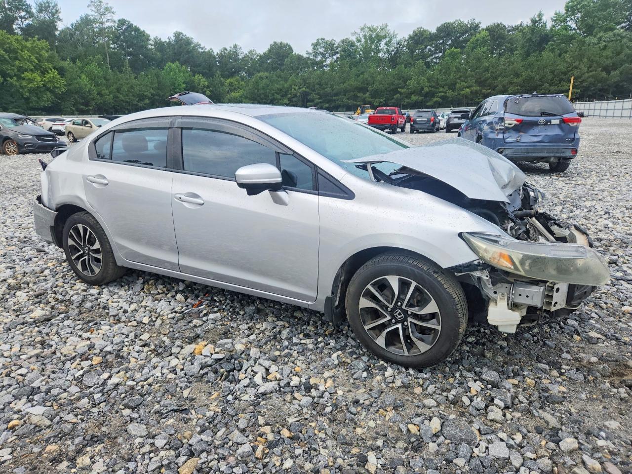 2014 Honda Civic Ex Silver vin: 19XFB2F87EE002906
