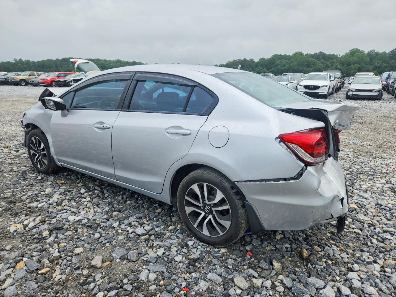 2014 Honda Civic Ex Silver vin: 19XFB2F87EE002906