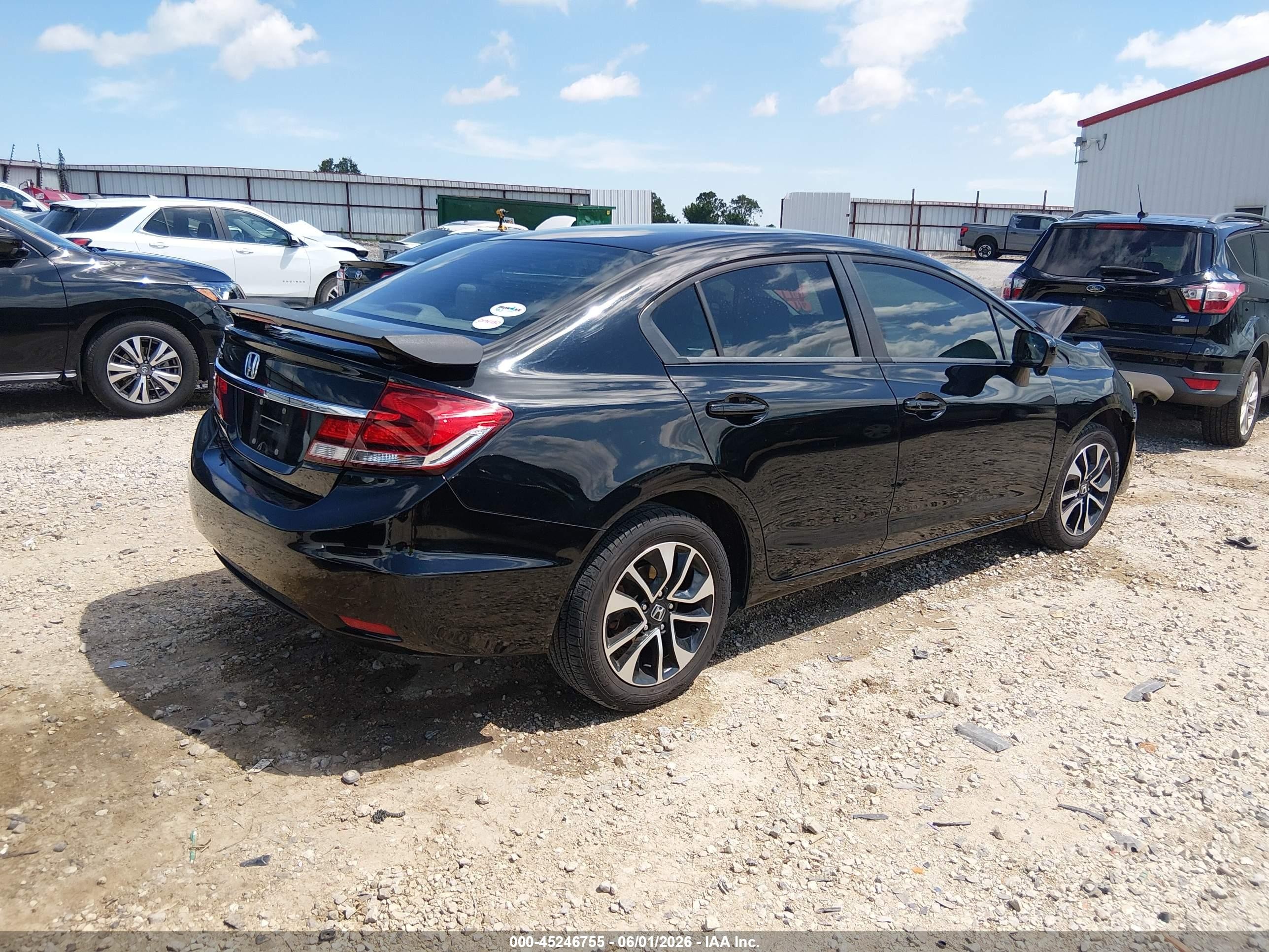 2014 Honda Civic Ex Black vin: 19XFB2F87EE004431
