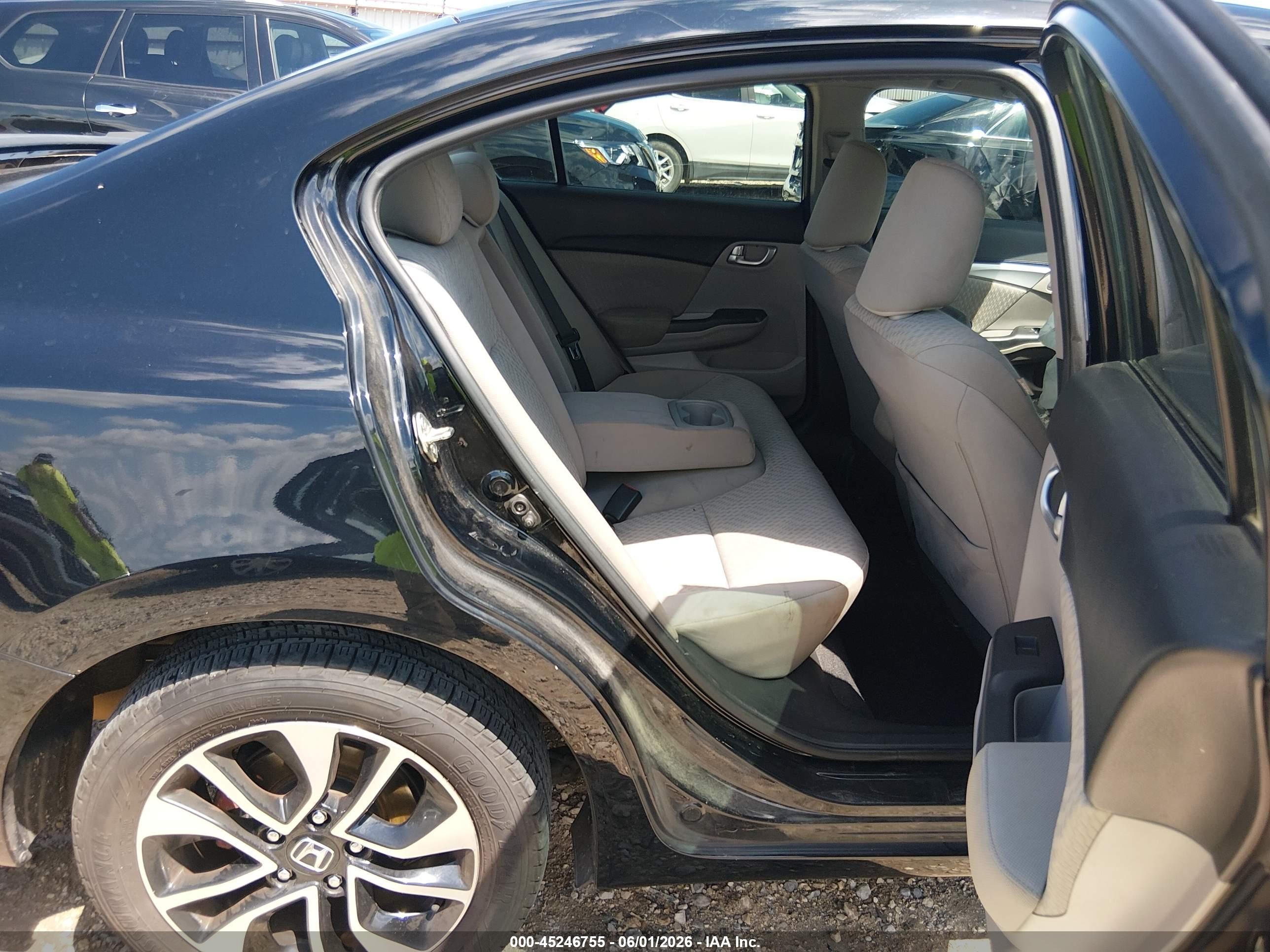 2014 Honda Civic Ex Black vin: 19XFB2F87EE004431
