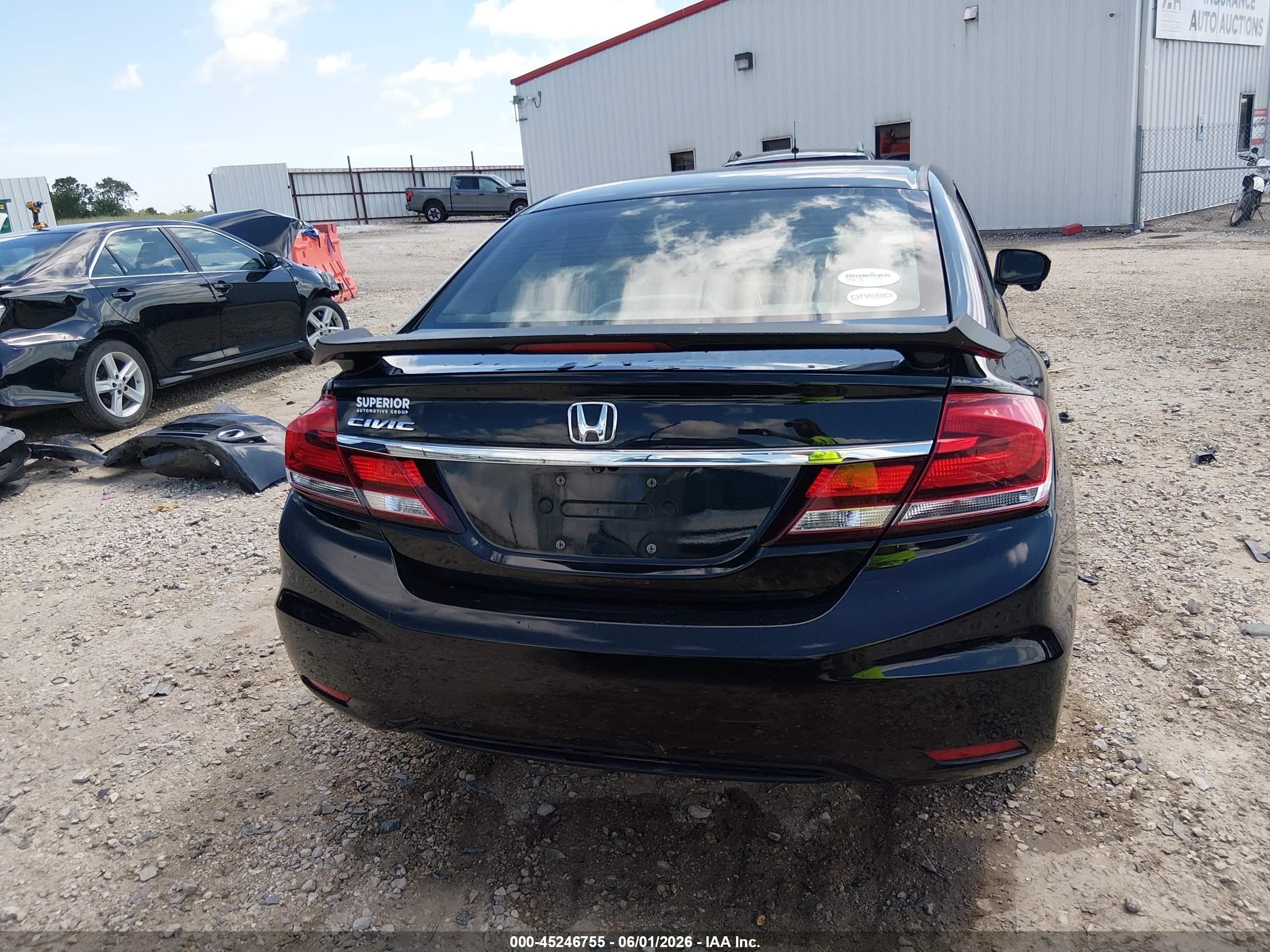 2014 Honda Civic Ex Black vin: 19XFB2F87EE004431
