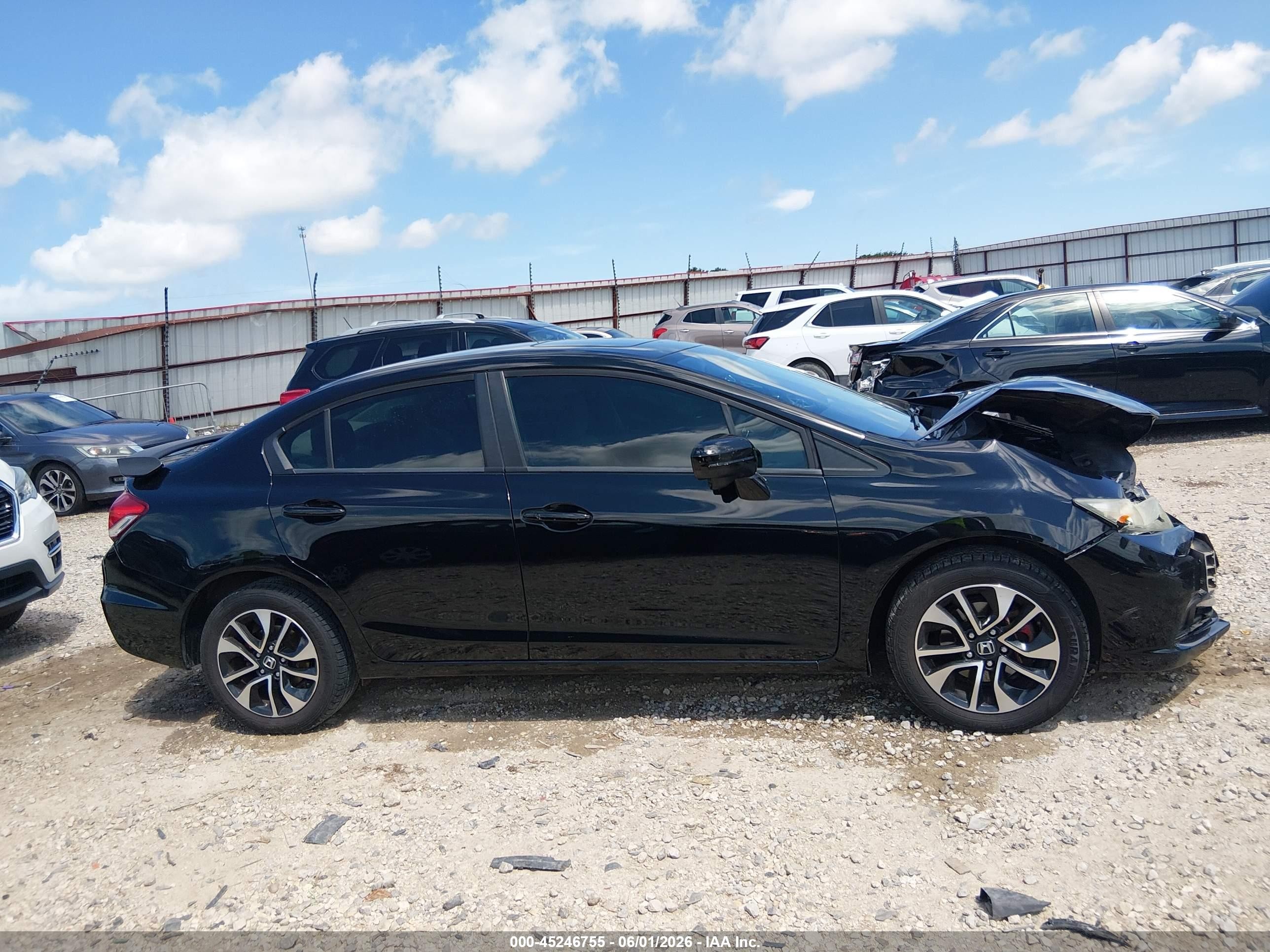2014 Honda Civic Ex Black vin: 19XFB2F87EE004431