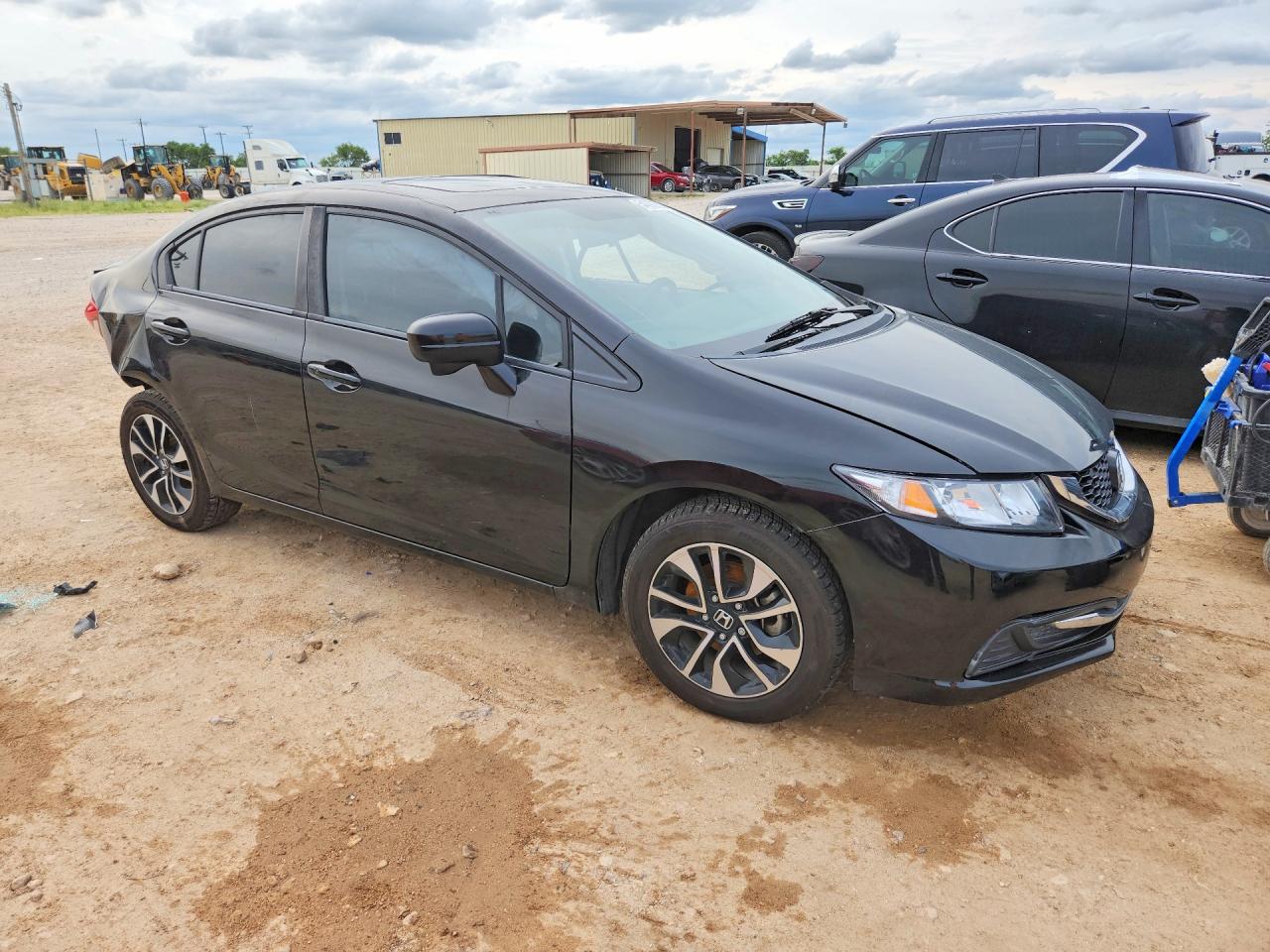 2014 Honda Civic Ex Black vin: 19XFB2F87EE051085