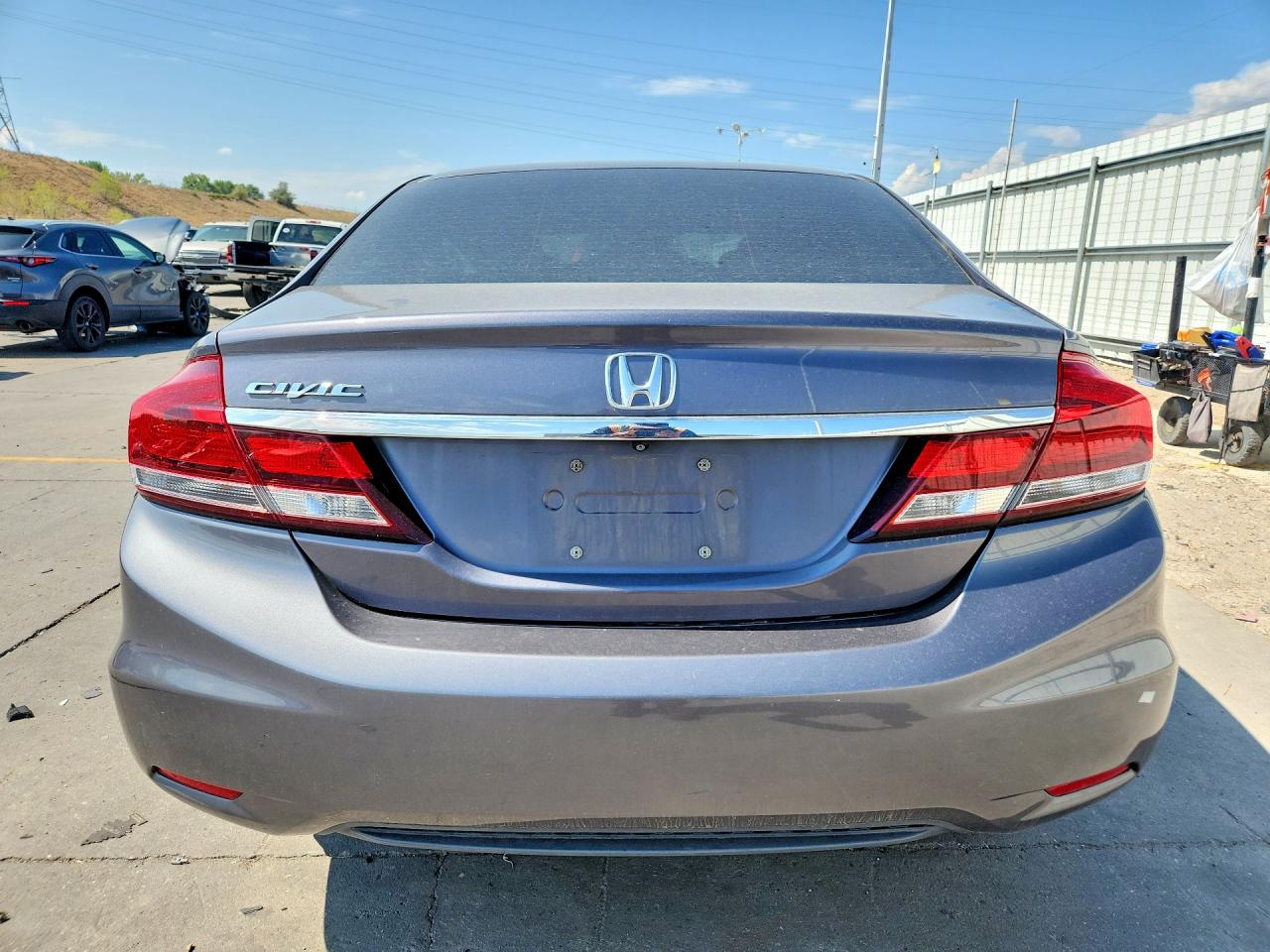 2014 Honda Civic Ex Gray vin: 19XFB2F87EE060479