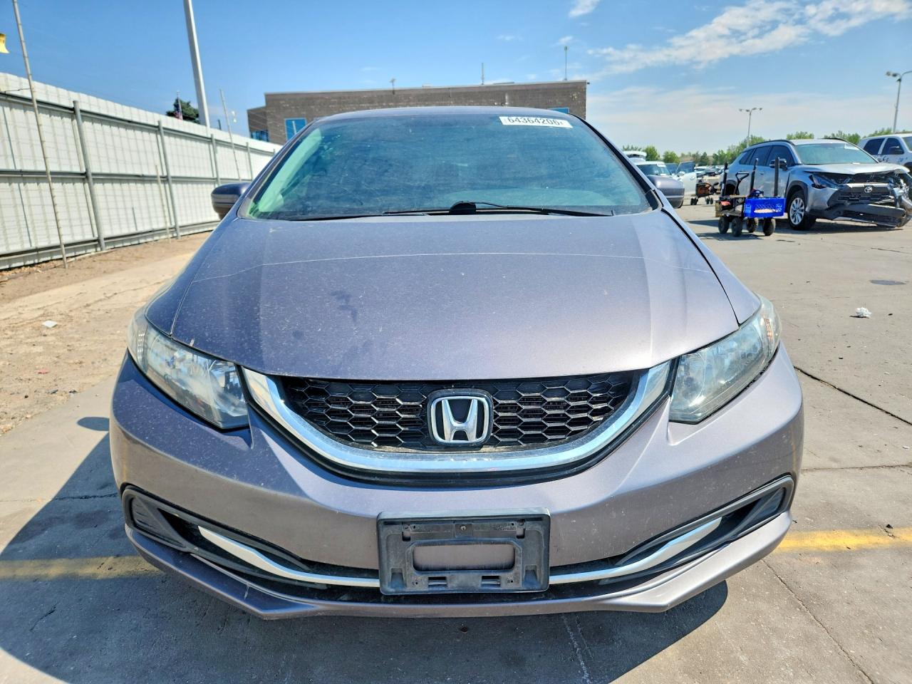 2014 Honda Civic Ex Gray vin: 19XFB2F87EE060479