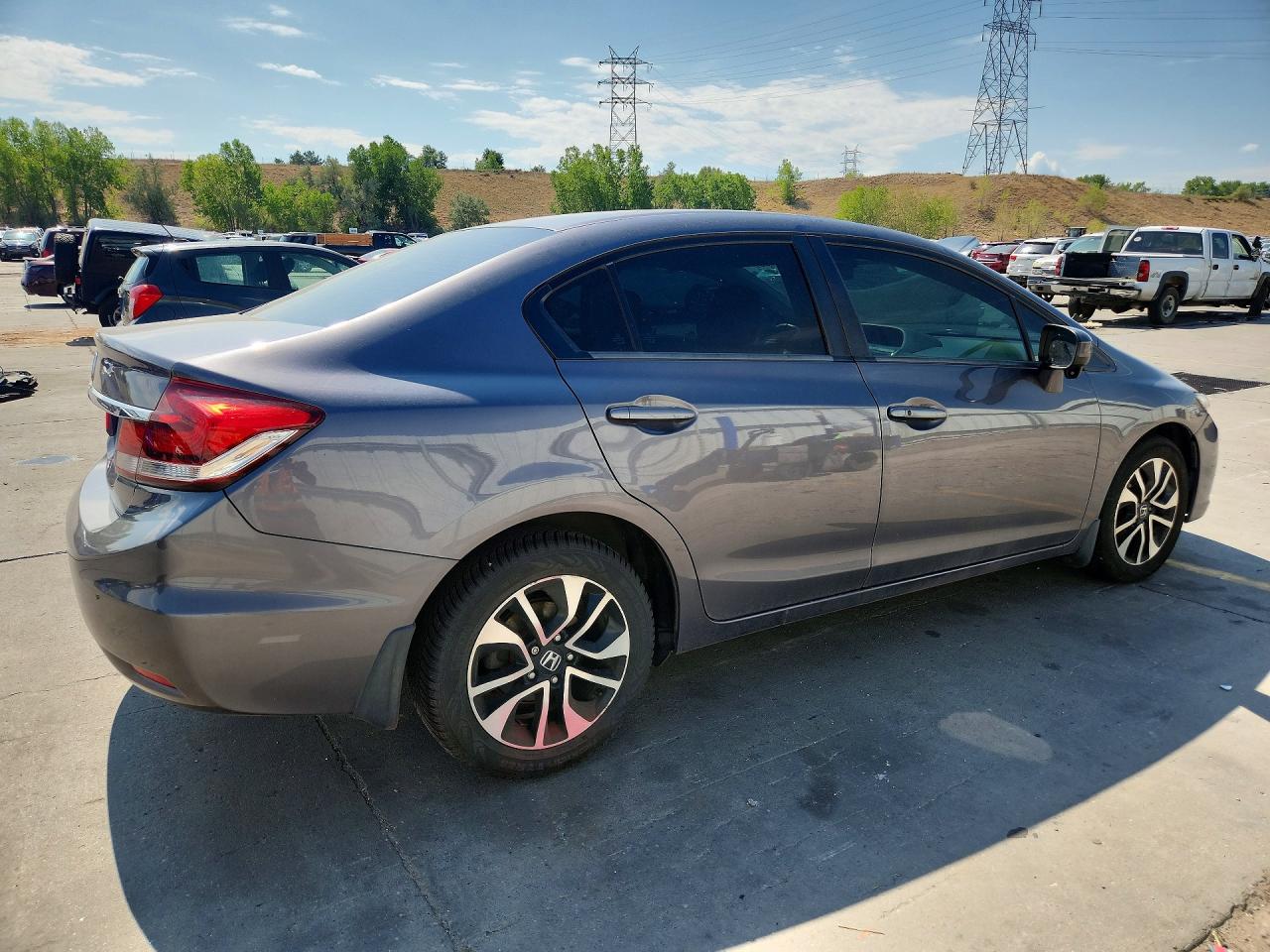 2014 Honda Civic Ex Gray vin: 19XFB2F87EE060479