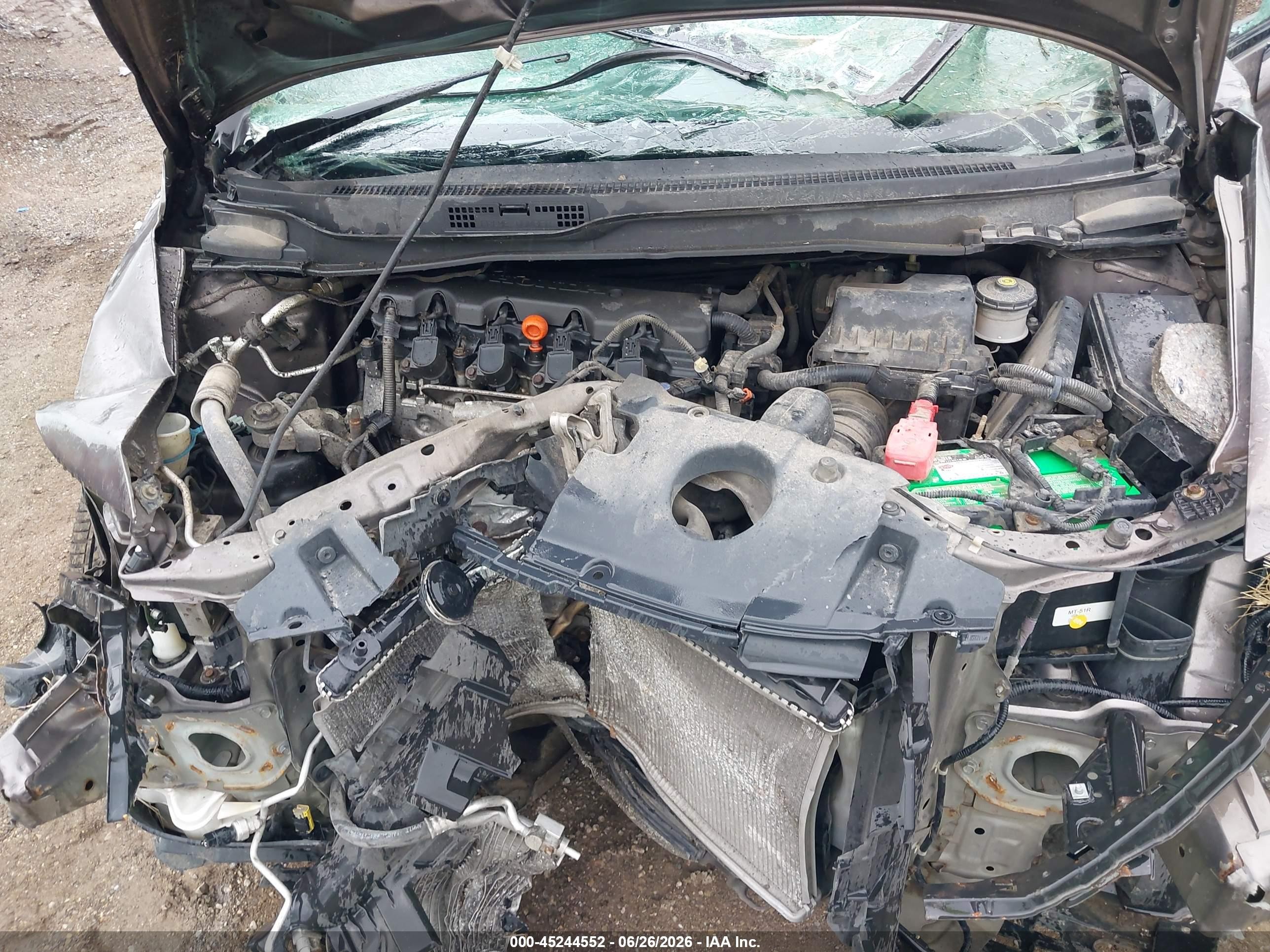 2014 Honda Civic Ex Серый vin: 19XFB2F87EE061082