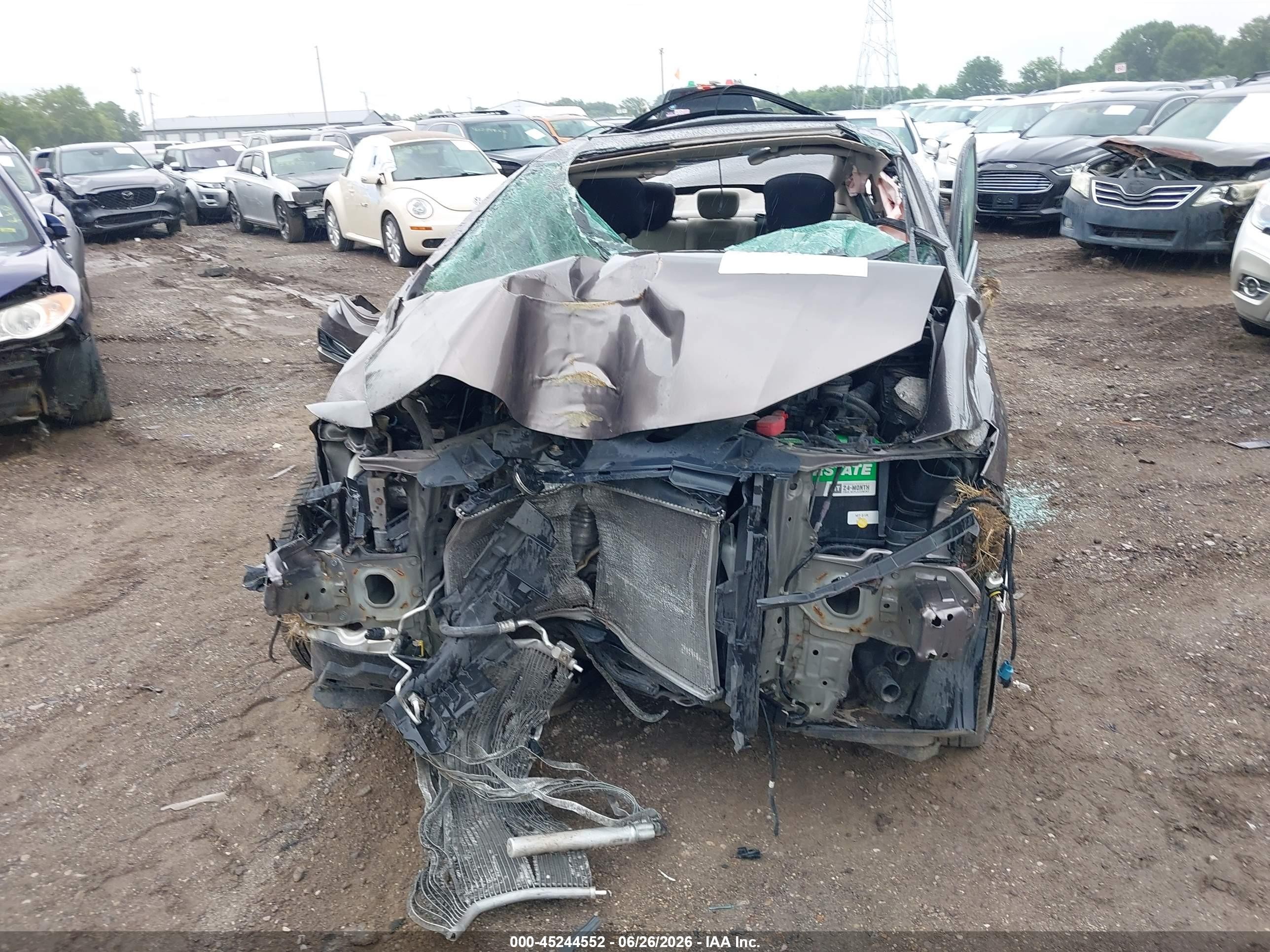 2014 Honda Civic Ex Серый vin: 19XFB2F87EE061082