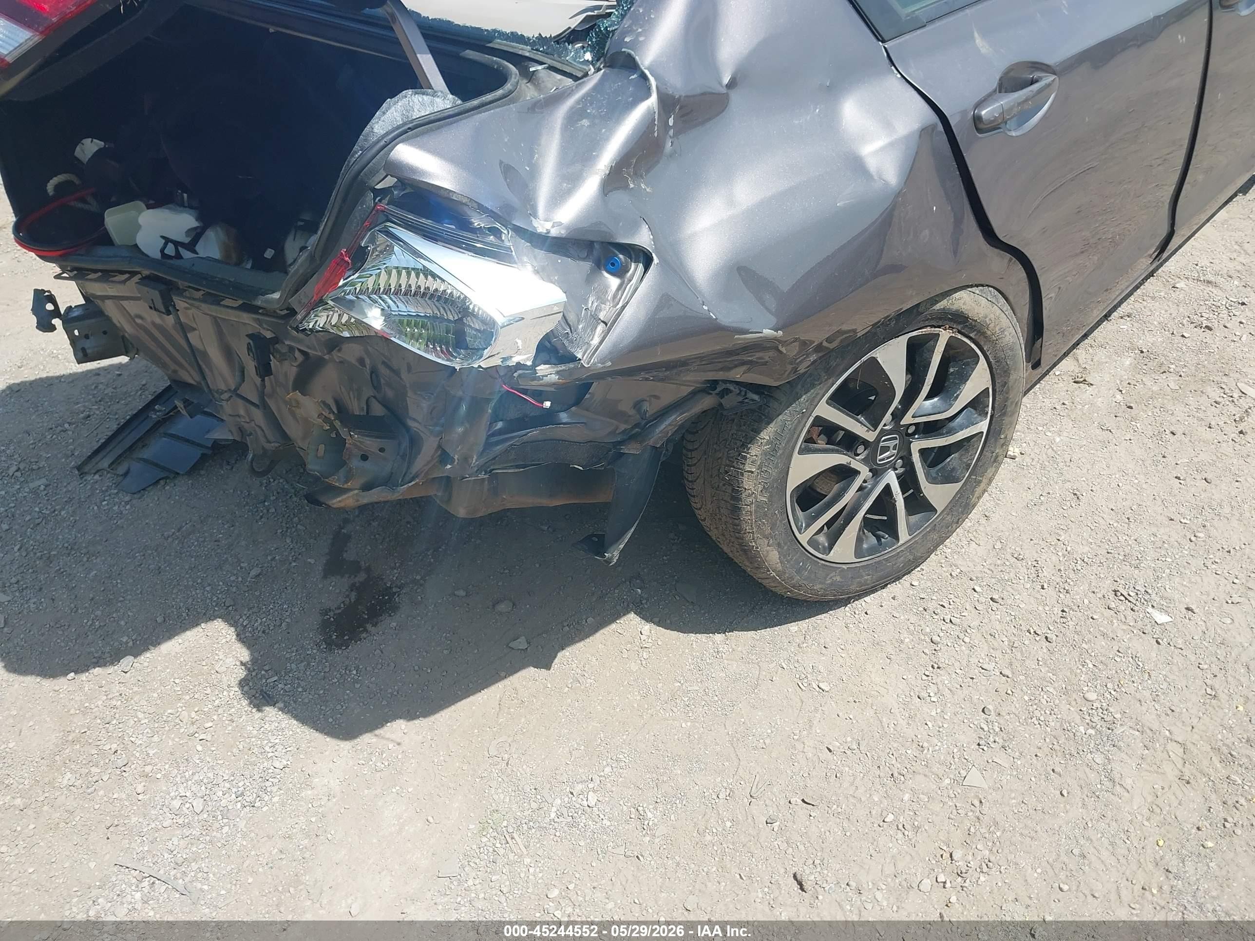 2014 Honda Civic Ex Серый vin: 19XFB2F87EE061082