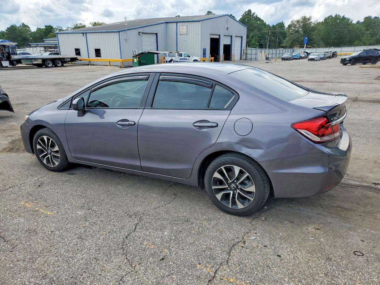2014 Honda Civic Ex Gray vin: 19XFB2F87EE069103