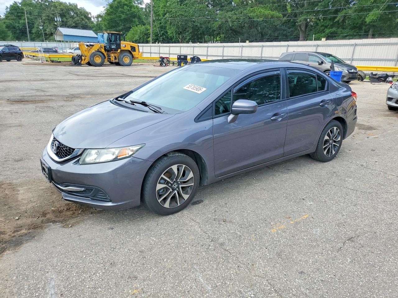 2014 Honda Civic Ex Gray vin: 19XFB2F87EE069103