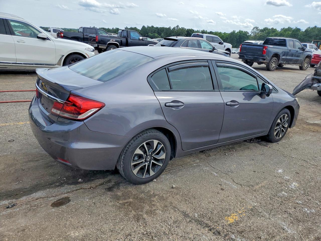 2014 Honda Civic Ex Gray vin: 19XFB2F87EE069103