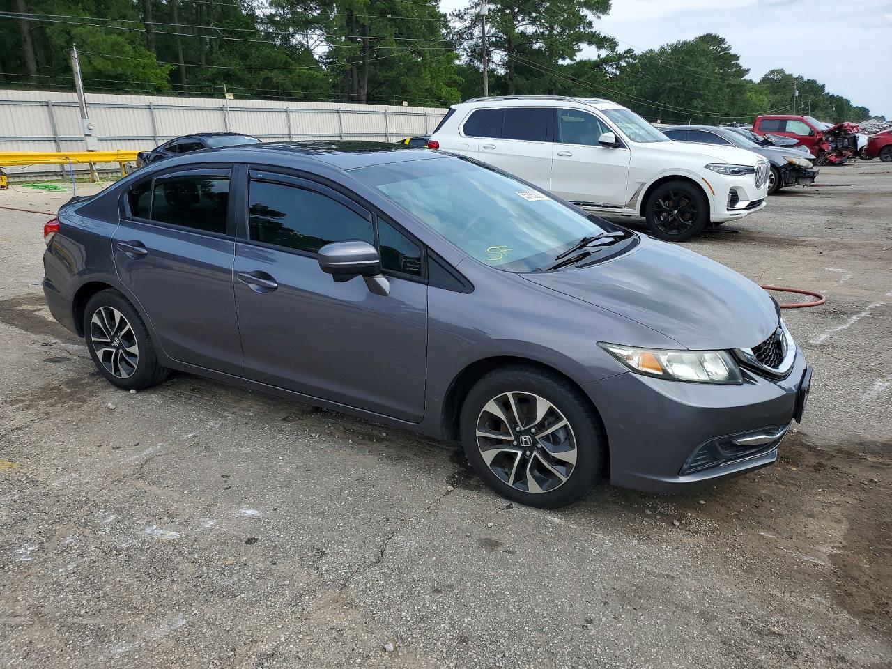 2014 Honda Civic Ex Gray vin: 19XFB2F87EE069103