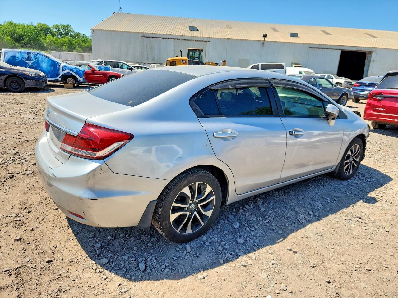 2014 Honda Civic Ex Silver vin: 19XFB2F87EE072194