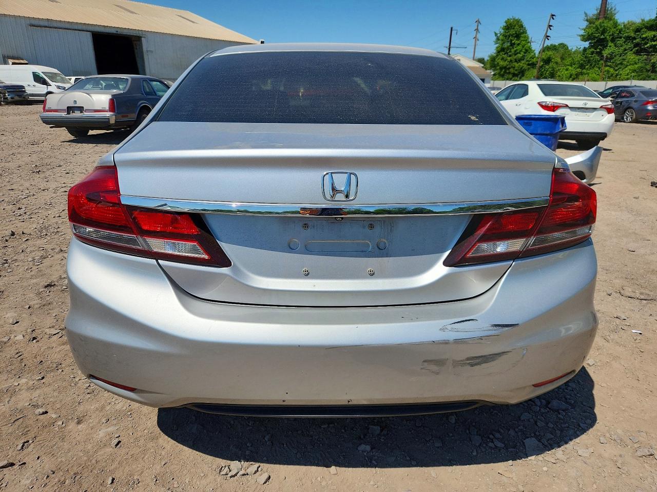 2014 Honda Civic Ex Silver vin: 19XFB2F87EE072194
