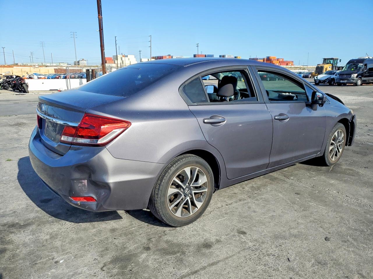 2014 Honda Civic Ex Gray vin: 19XFB2F87EE217086