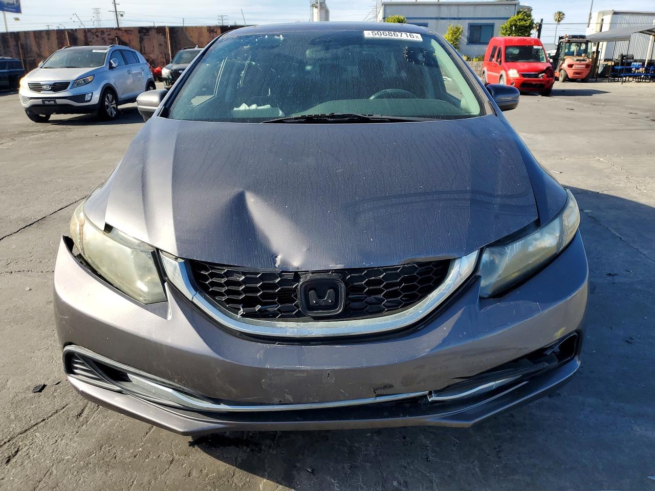 2014 Honda Civic Ex Gray vin: 19XFB2F87EE217086