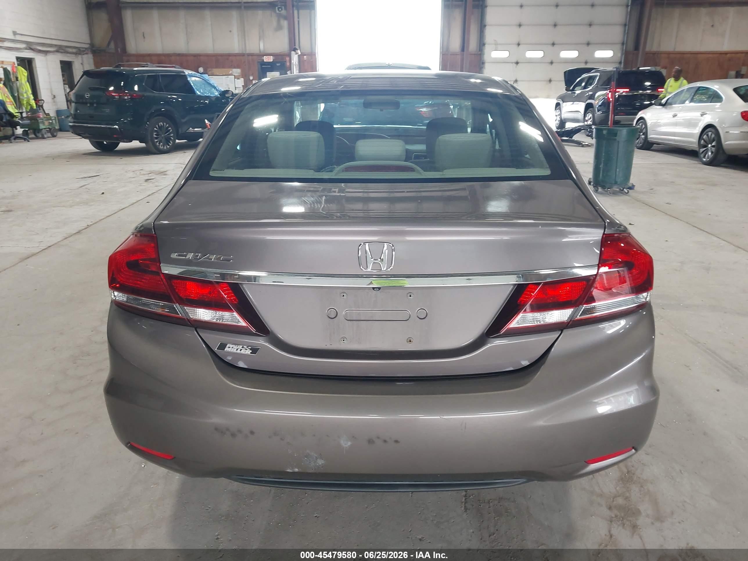 2014 Honda Civic Ex Brown vin: 19XFB2F87EE222448