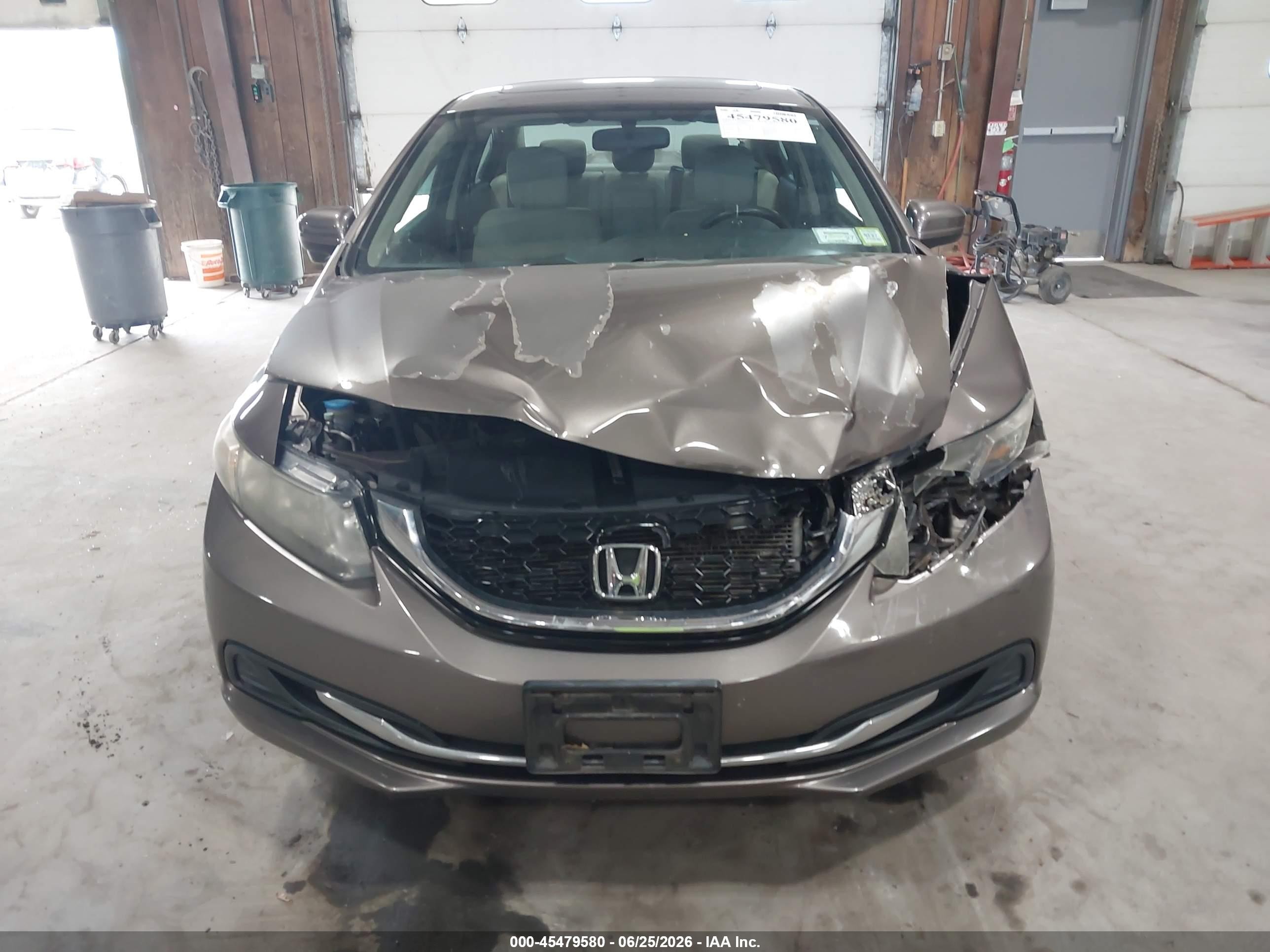 2014 Honda Civic Ex Brown vin: 19XFB2F87EE222448