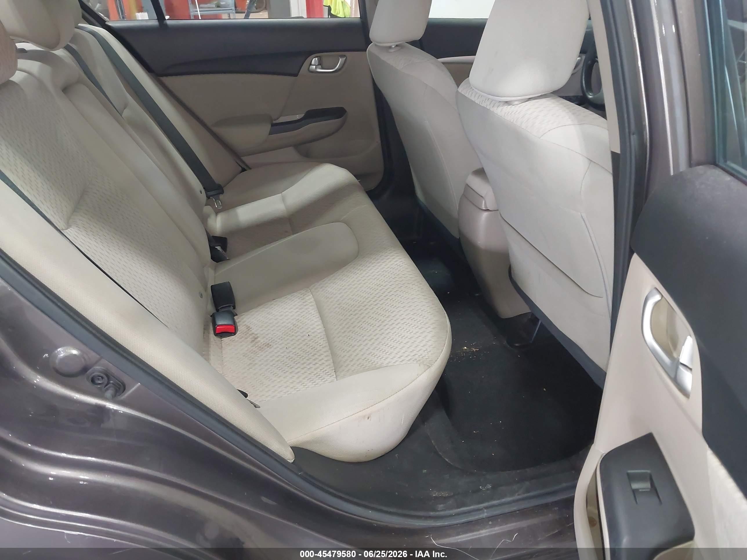 2014 Honda Civic Ex Brown vin: 19XFB2F87EE222448