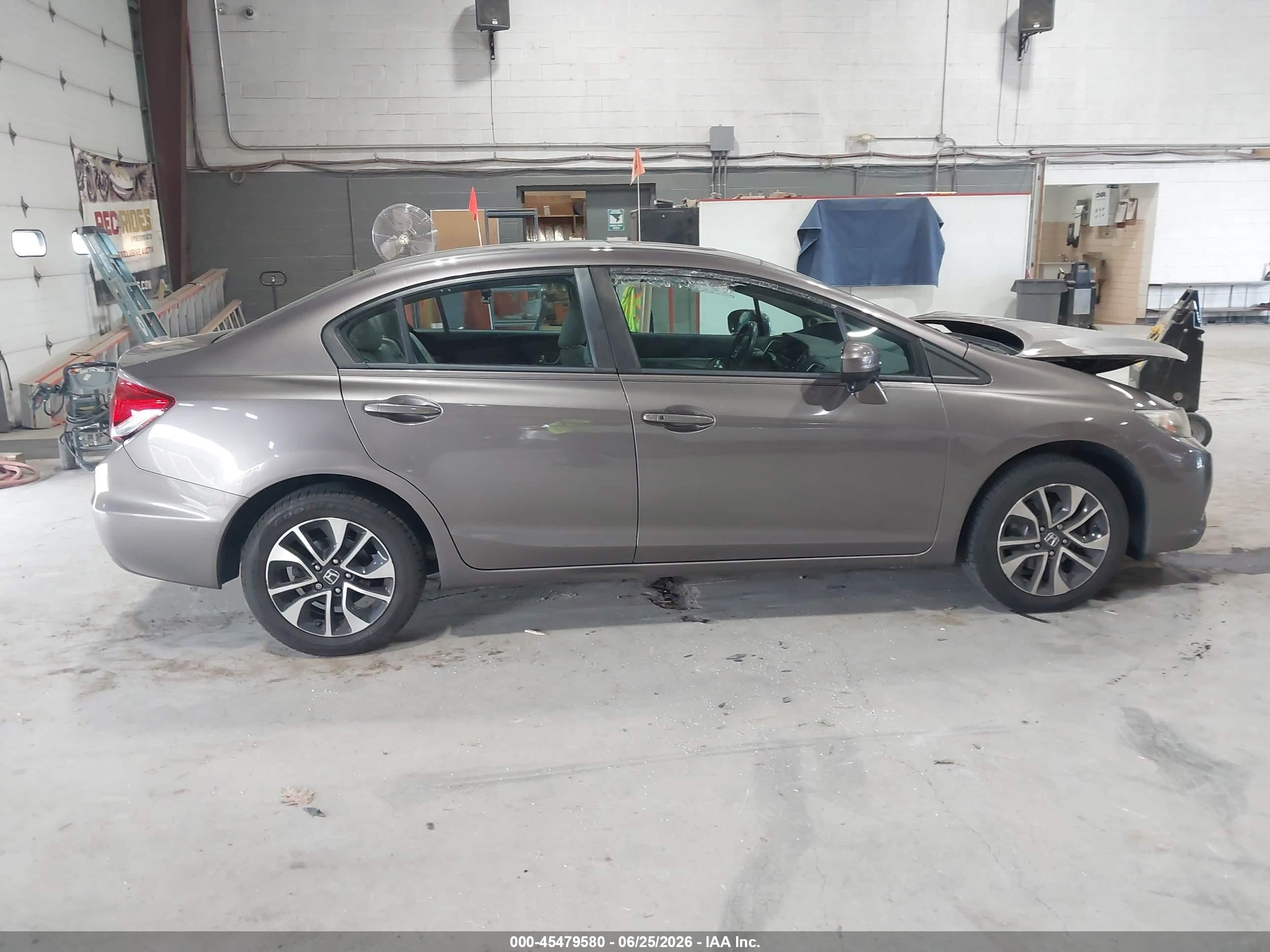 2014 Honda Civic Ex Brown vin: 19XFB2F87EE222448