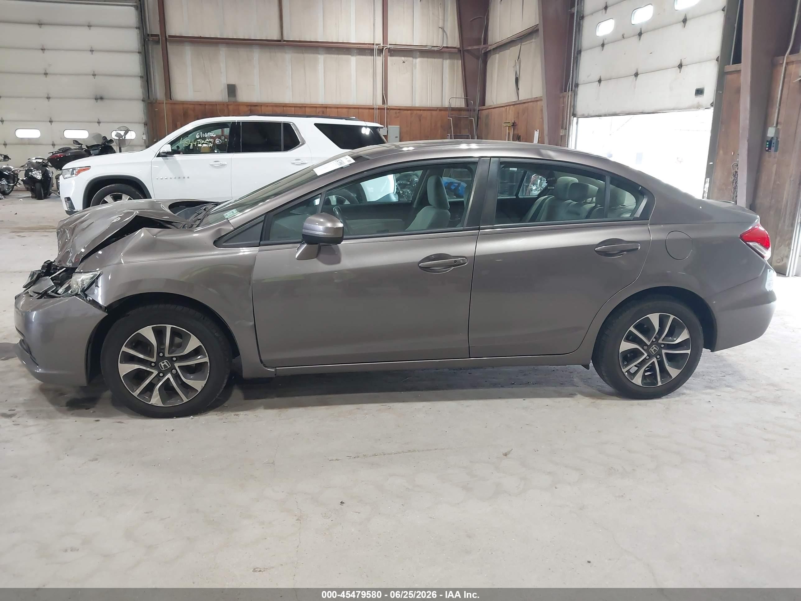 2014 Honda Civic Ex Brown vin: 19XFB2F87EE222448