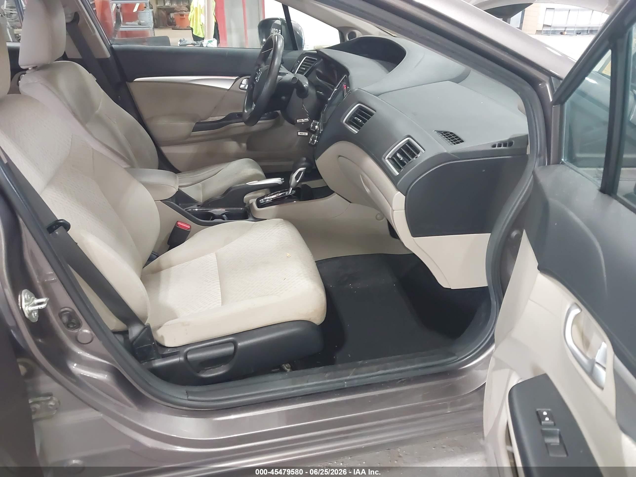 2014 Honda Civic Ex Brown vin: 19XFB2F87EE222448