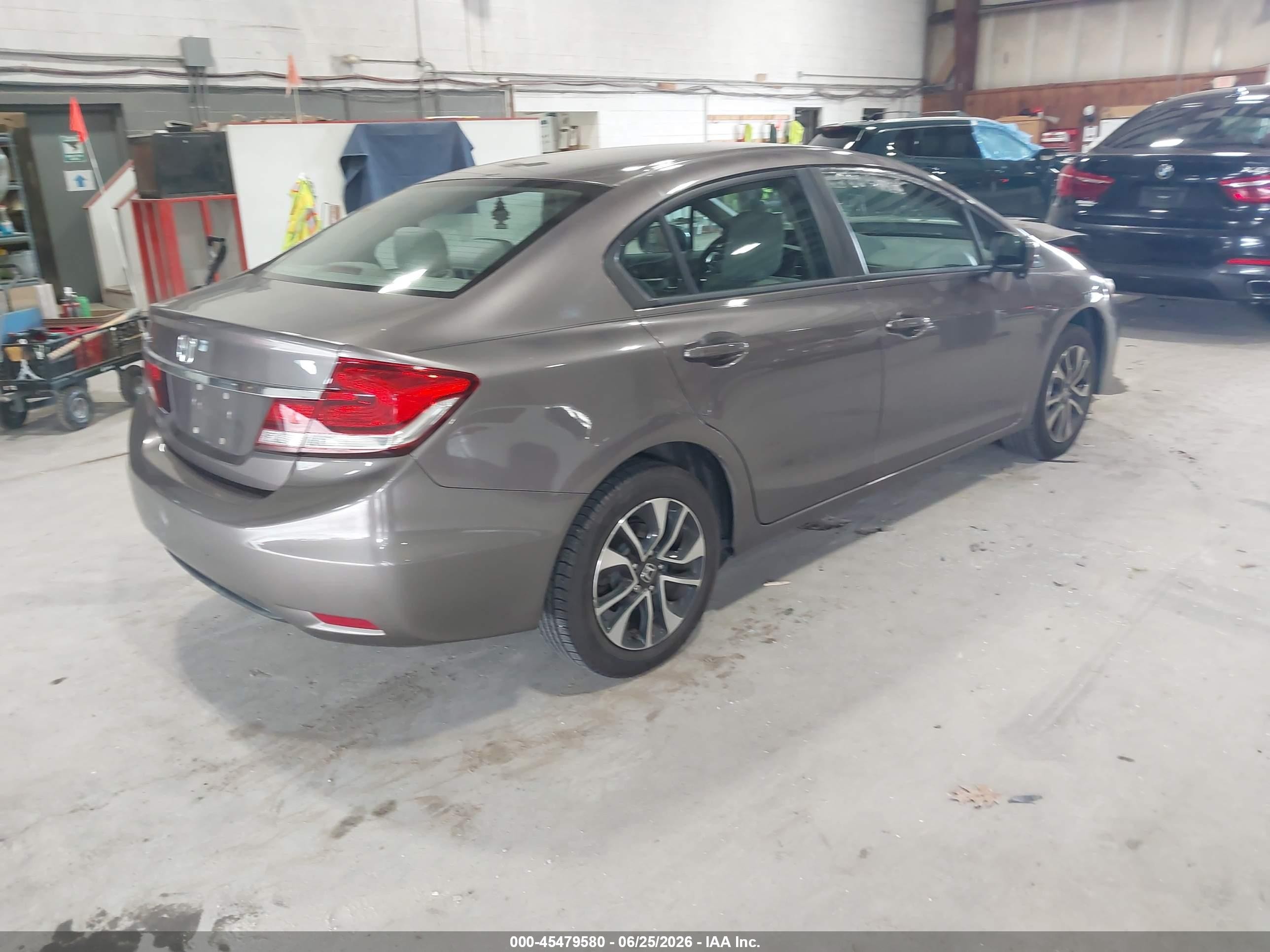 2014 Honda Civic Ex Brown vin: 19XFB2F87EE222448
