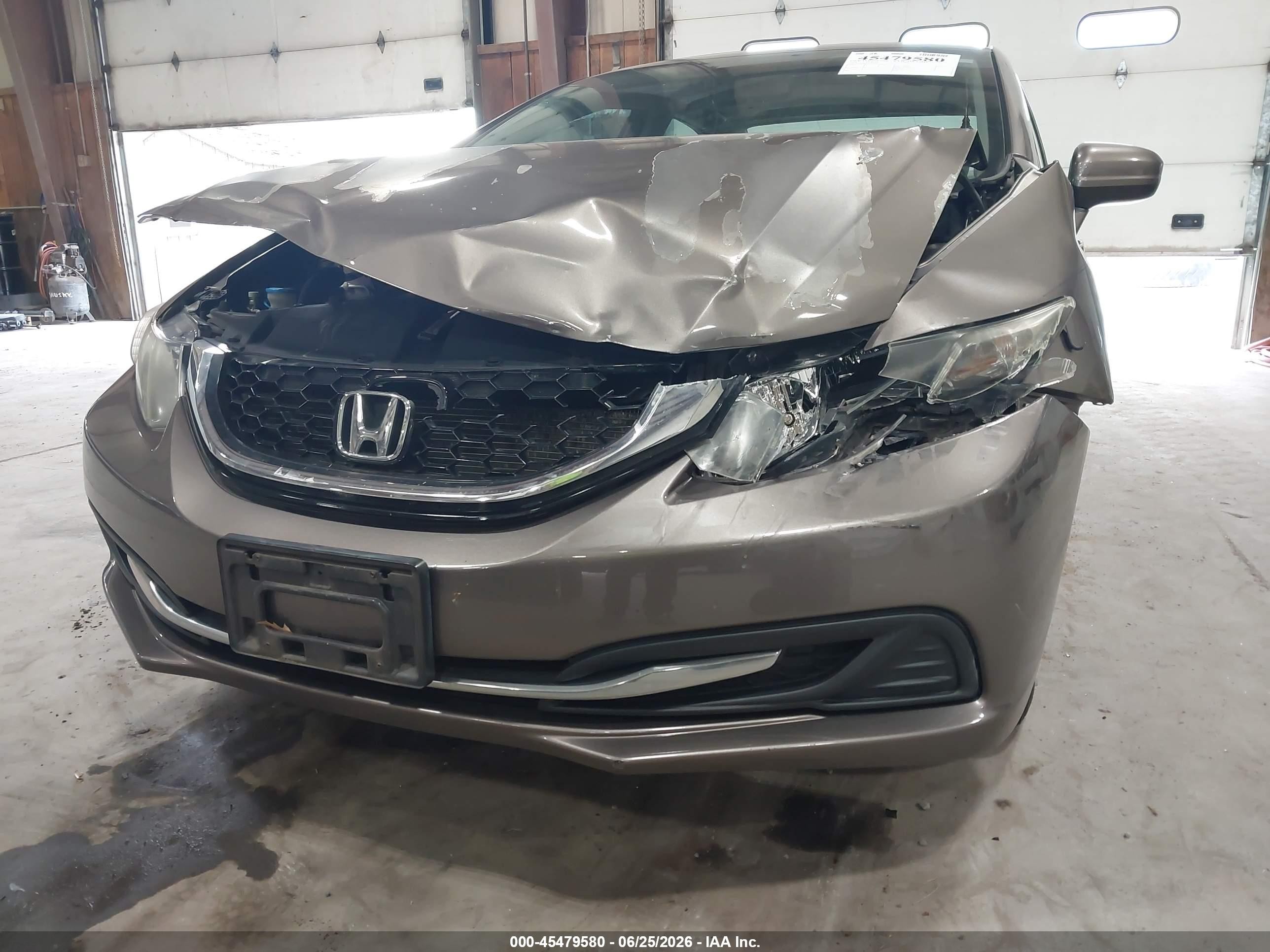 2014 Honda Civic Ex Brown vin: 19XFB2F87EE222448