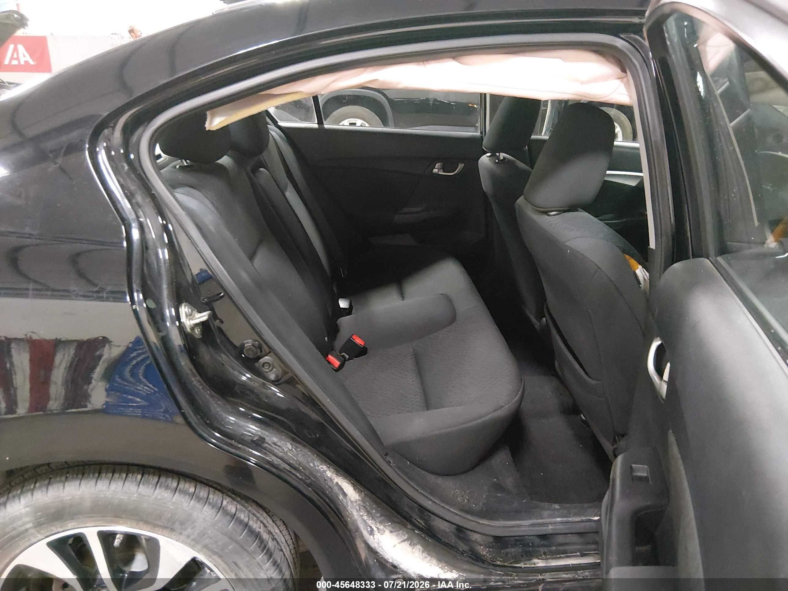 2014 Honda Civic Ex Черный vin: 19XFB2F87EE244739