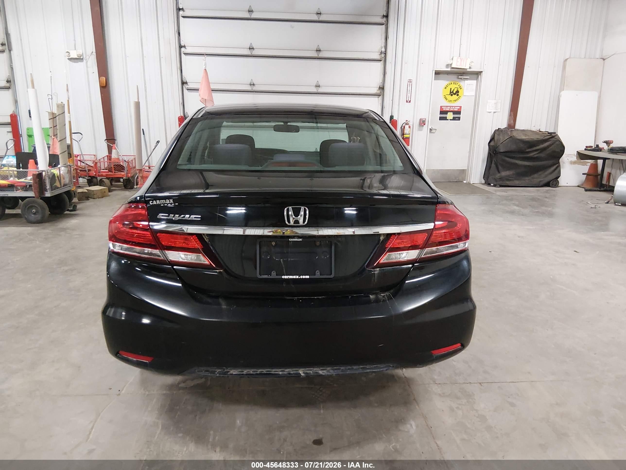 2014 Honda Civic Ex Черный vin: 19XFB2F87EE244739