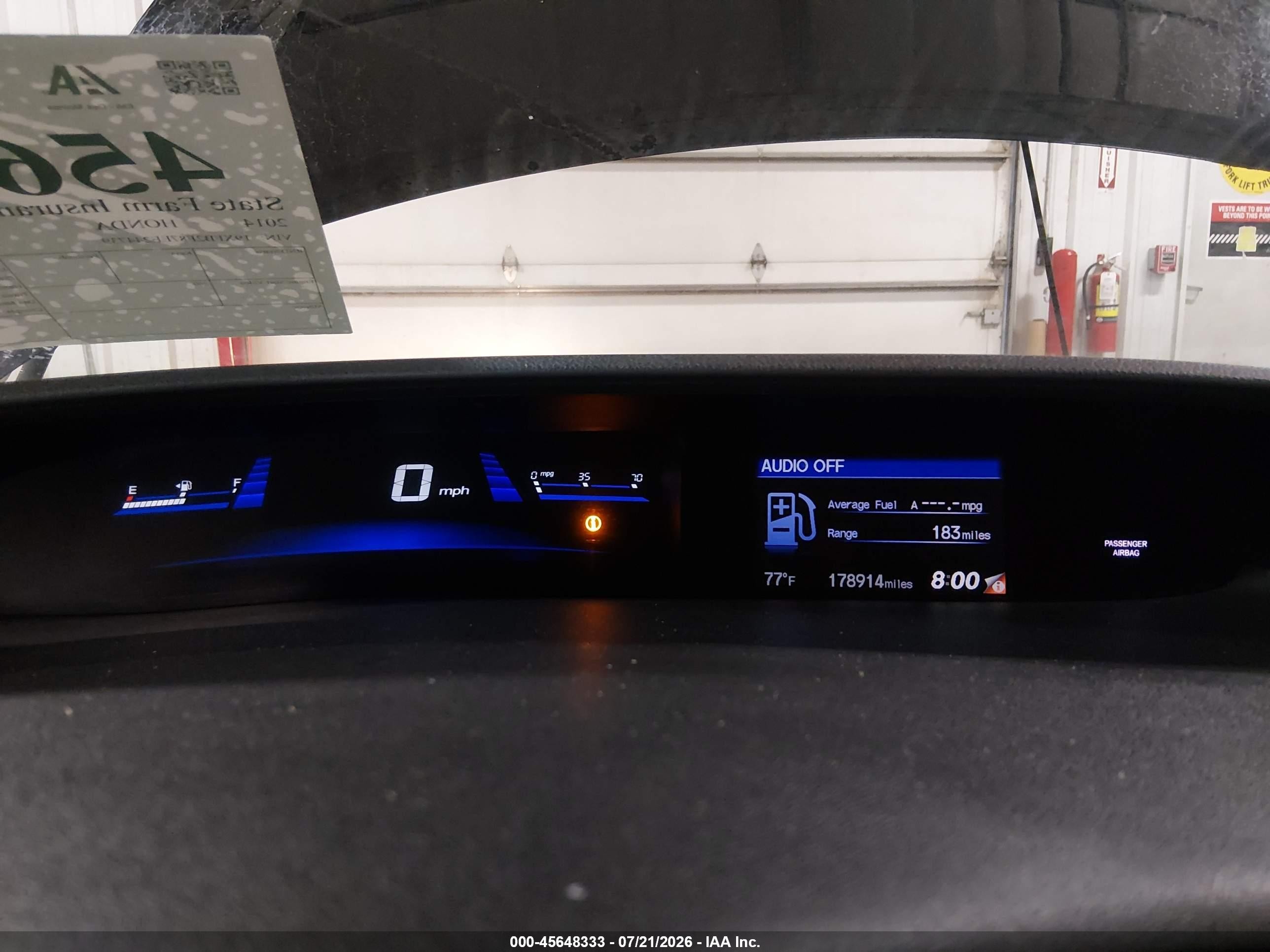 2014 Honda Civic Ex Черный vin: 19XFB2F87EE244739