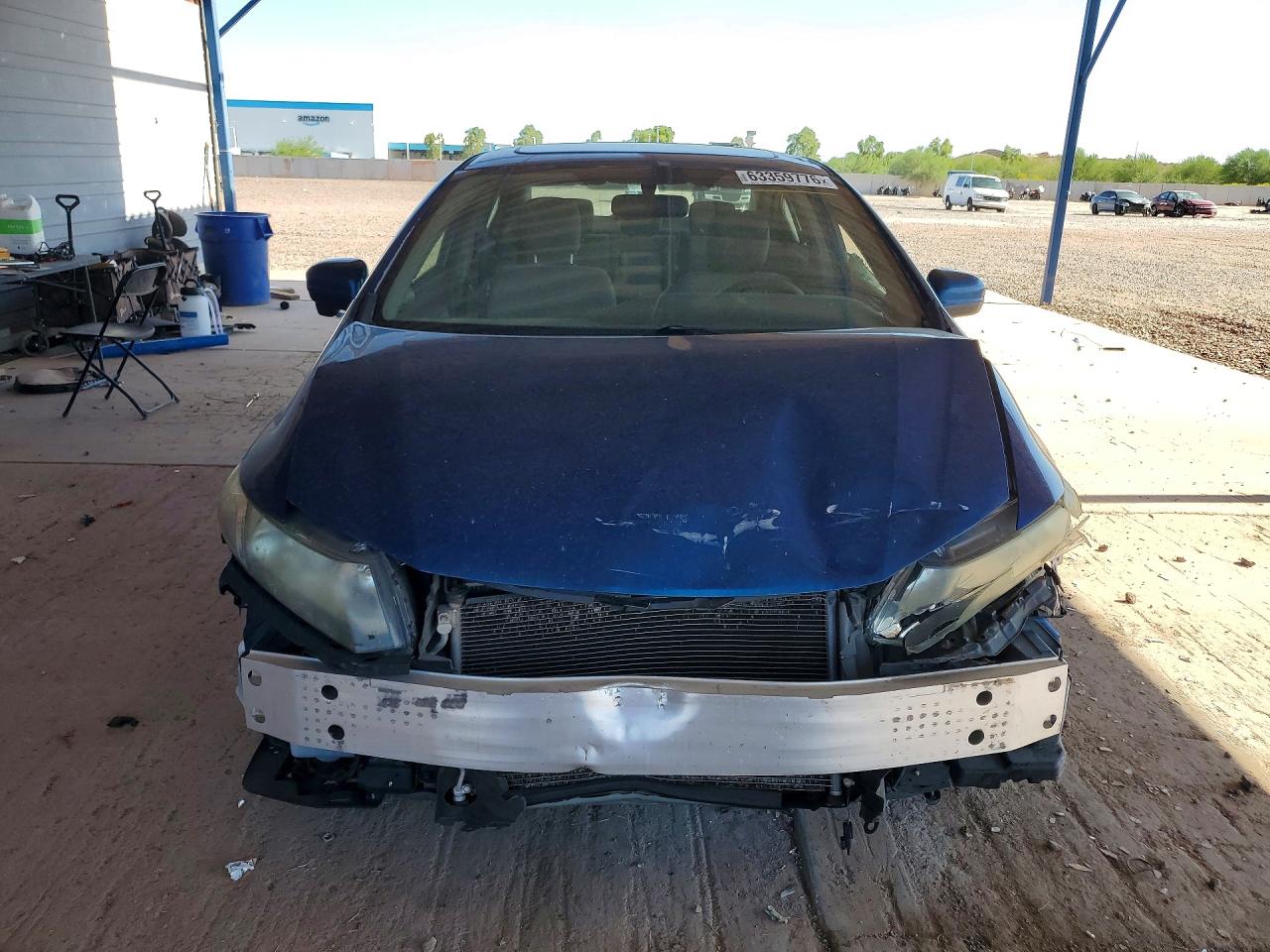 2014 Honda Civic Ex Blue vin: 19XFB2F87EE246698