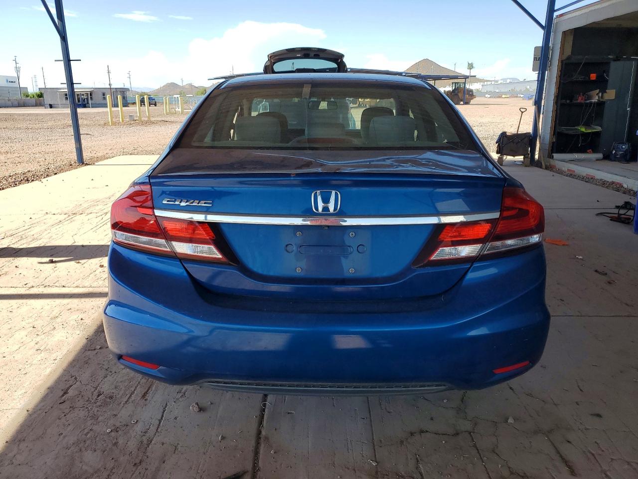 2014 Honda Civic Ex Blue vin: 19XFB2F87EE246698