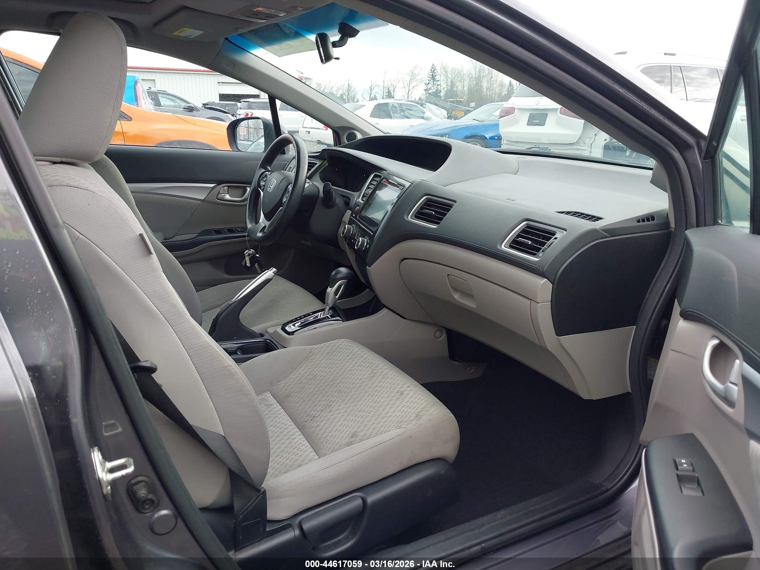 2014 Honda Civic Ex Gray vin: 19XFB2F87EE254655