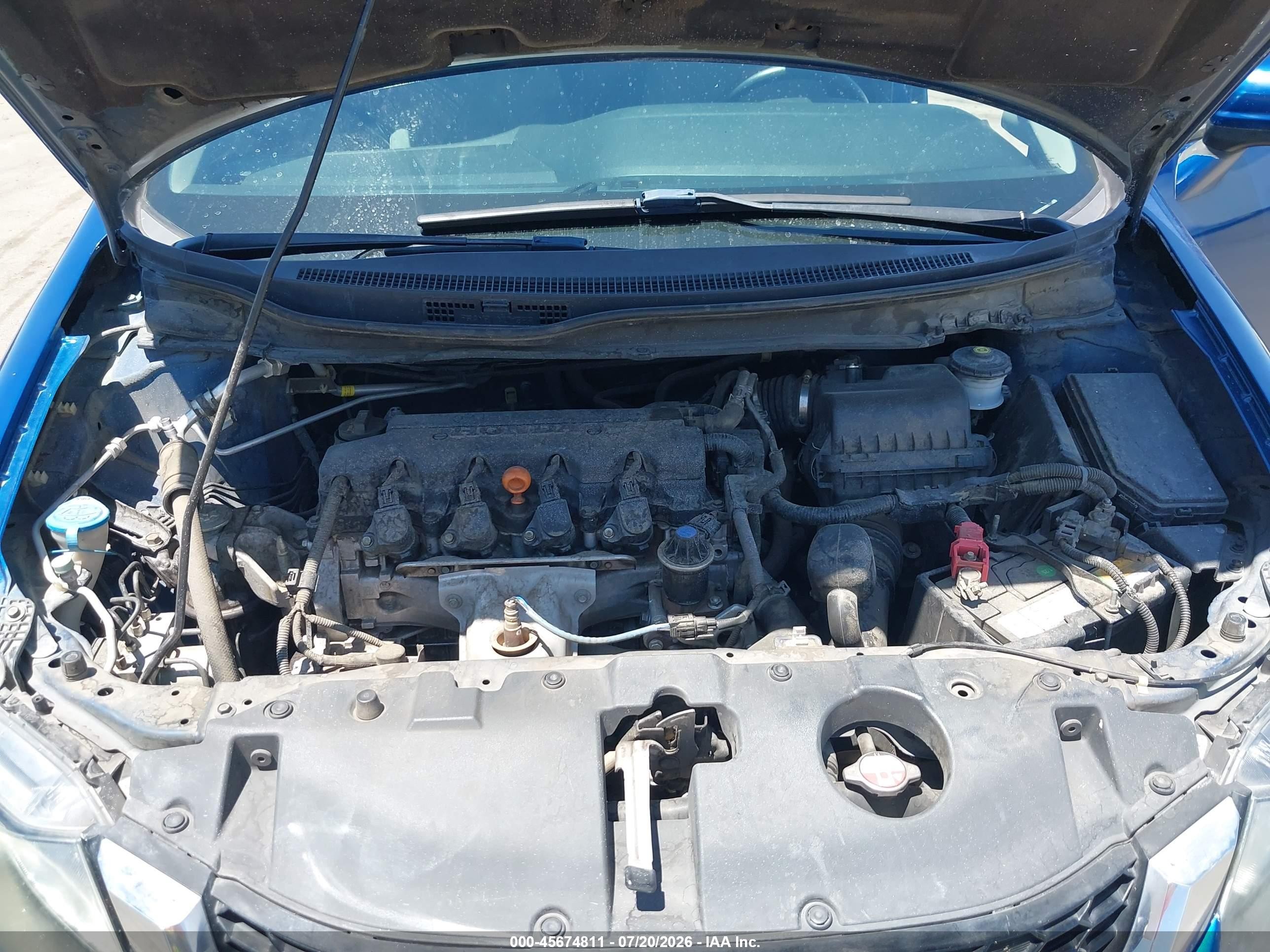 2014 Honda Civic Ex Blue vin: 19XFB2F87EE255501