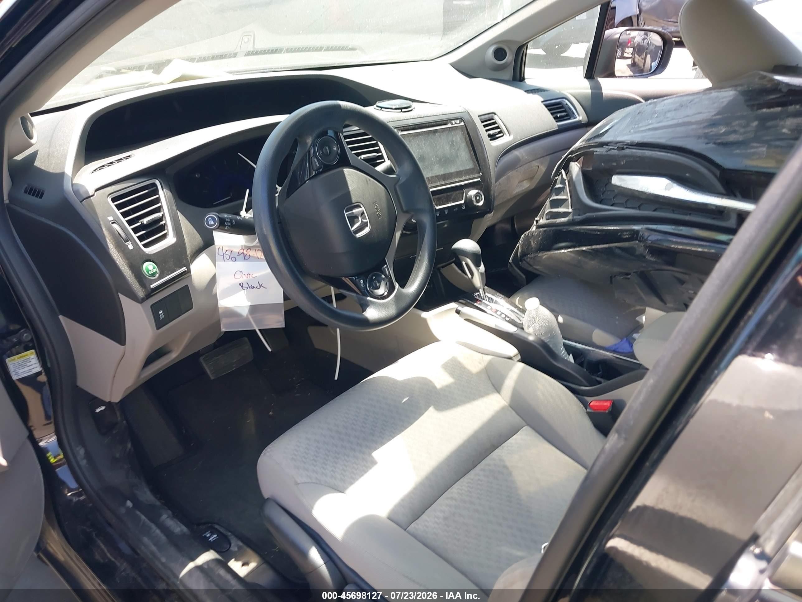 2014 Honda Civic Ex Черный vin: 19XFB2F87EE265008