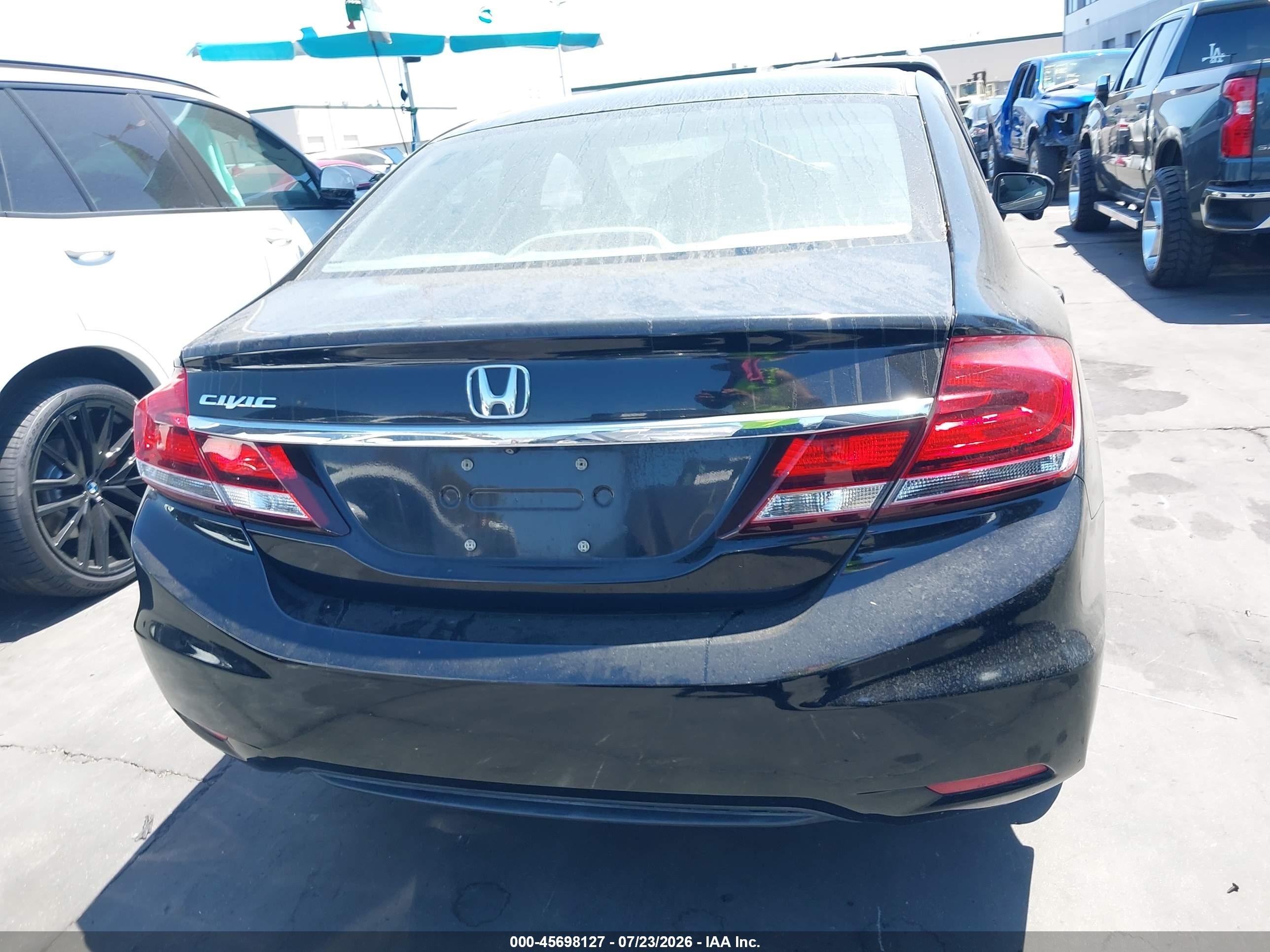 2014 Honda Civic Ex Черный vin: 19XFB2F87EE265008