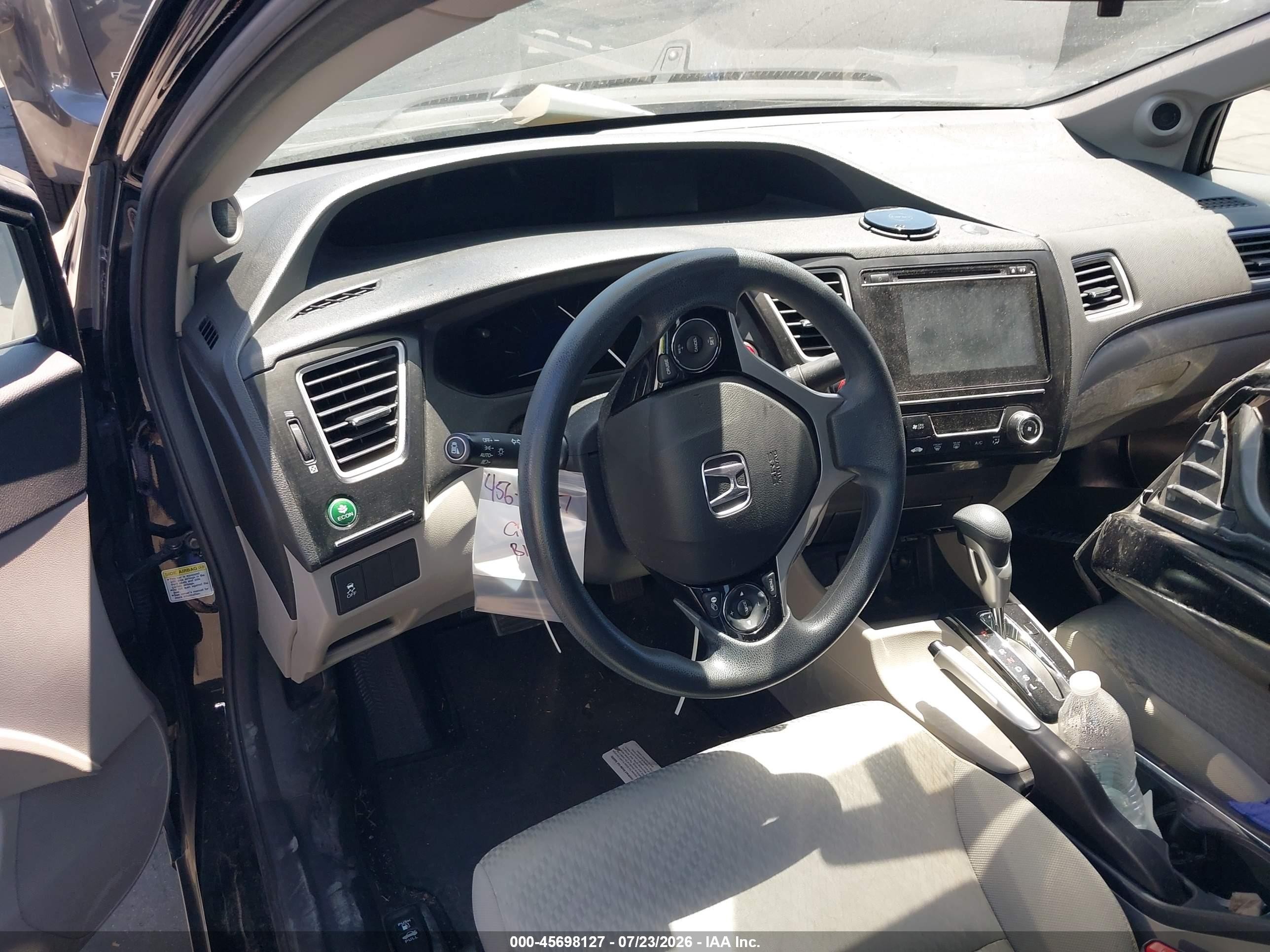 2014 Honda Civic Ex Черный vin: 19XFB2F87EE265008