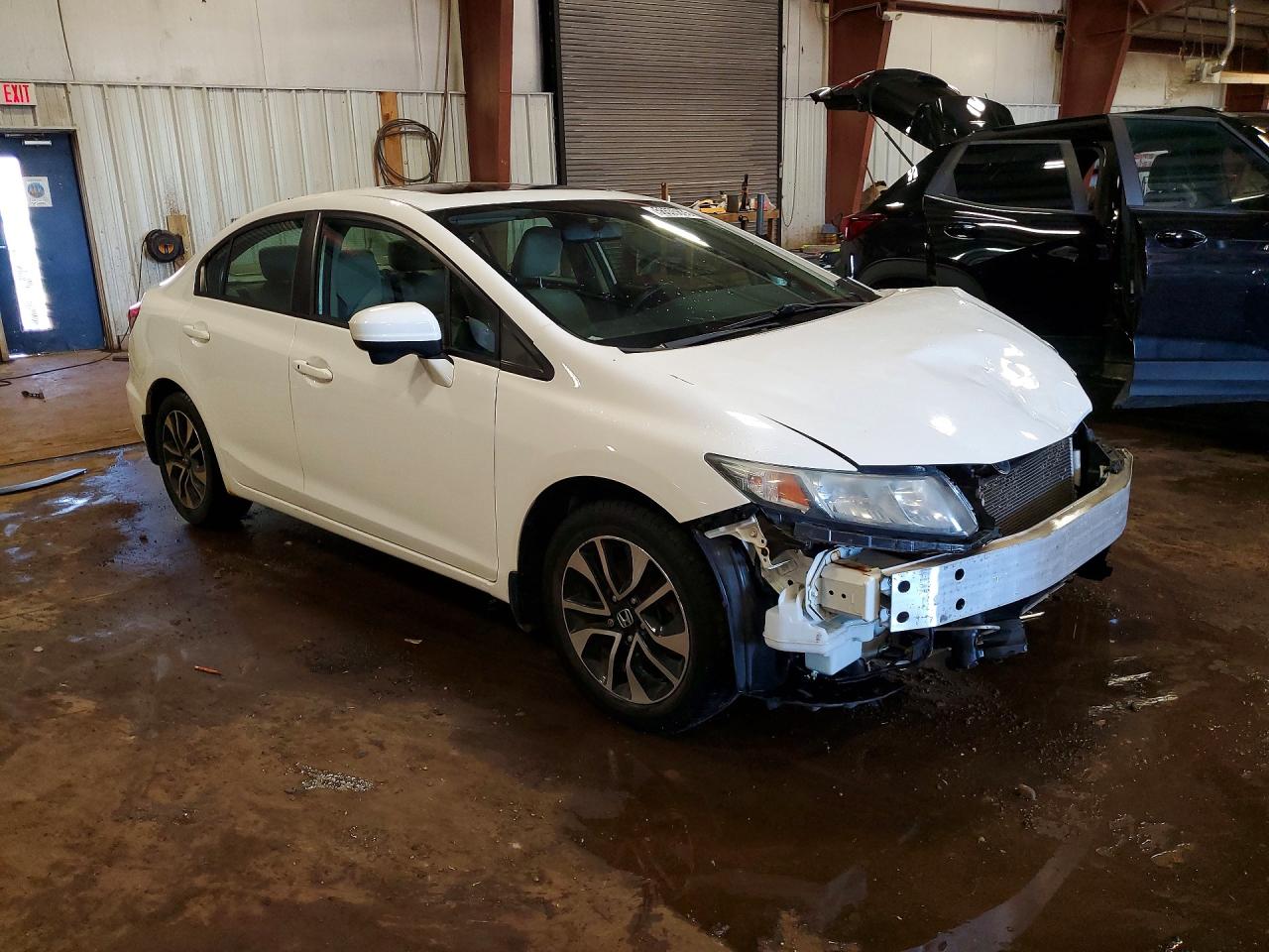 2015 Honda Civic Ex White vin: 19XFB2F87FE007234