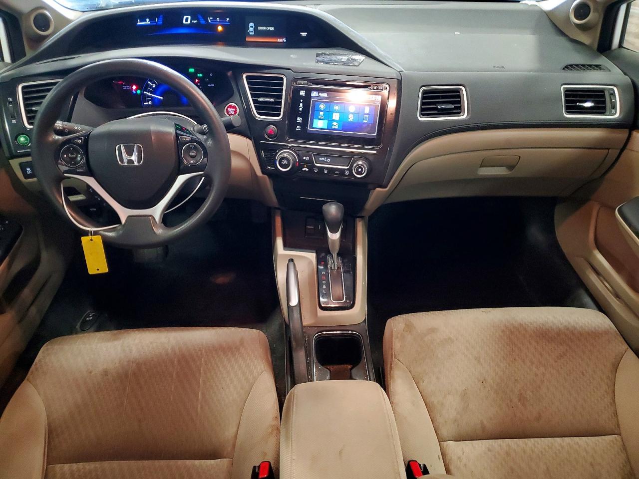 2015 Honda Civic Ex White vin: 19XFB2F87FE007234