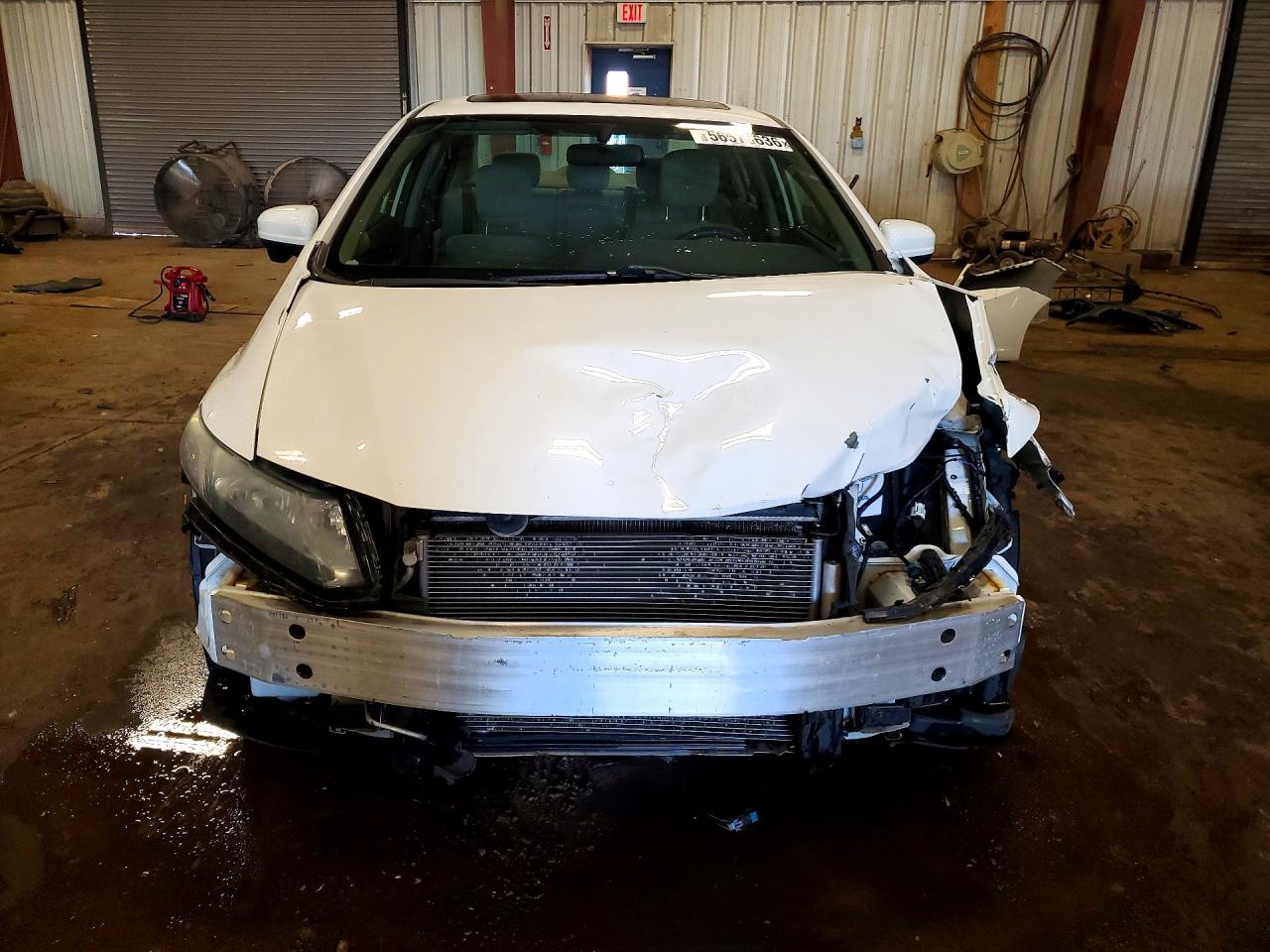 2015 Honda Civic Ex White vin: 19XFB2F87FE007234