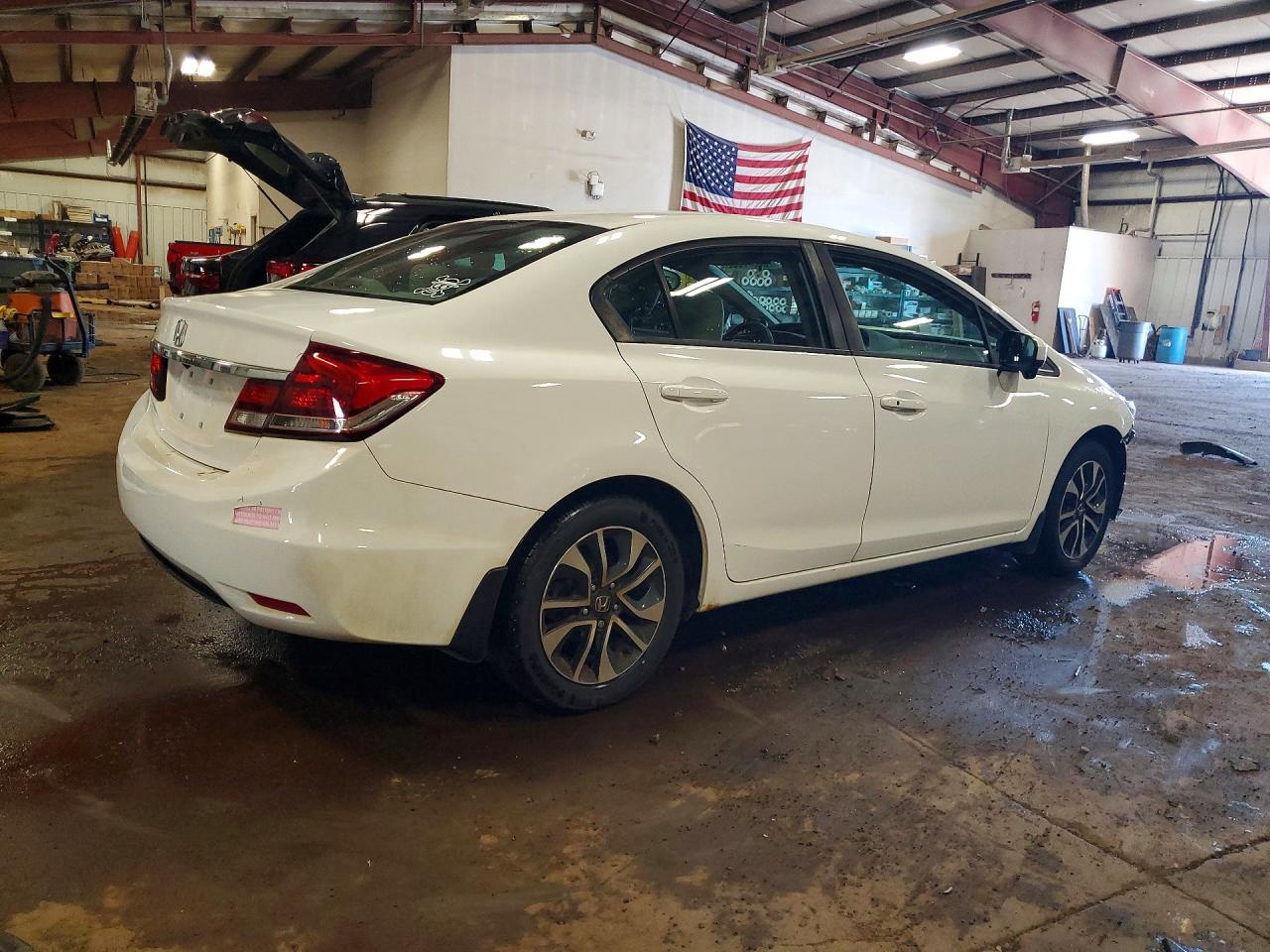 2015 Honda Civic Ex White vin: 19XFB2F87FE007234