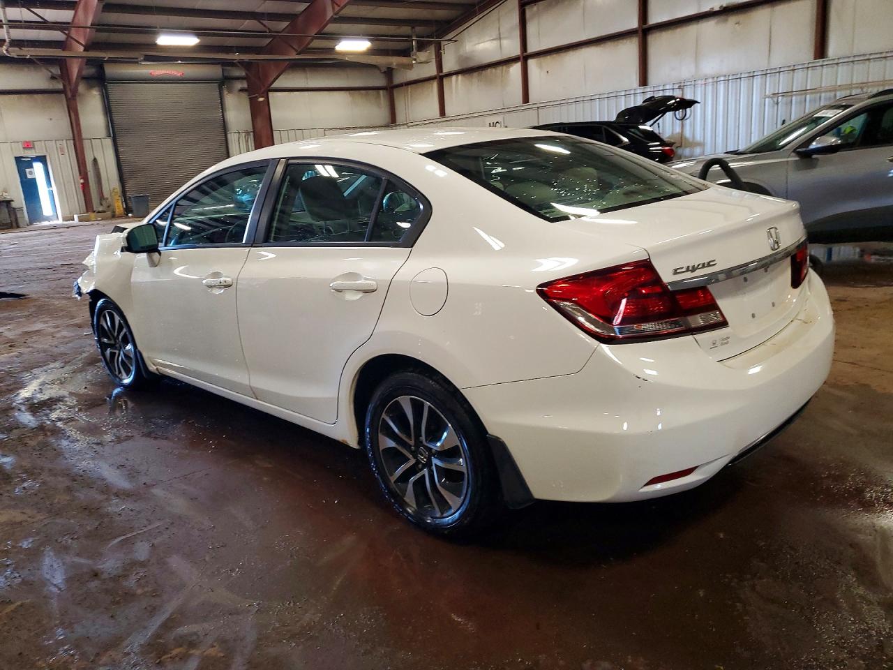 2015 Honda Civic Ex White vin: 19XFB2F87FE007234