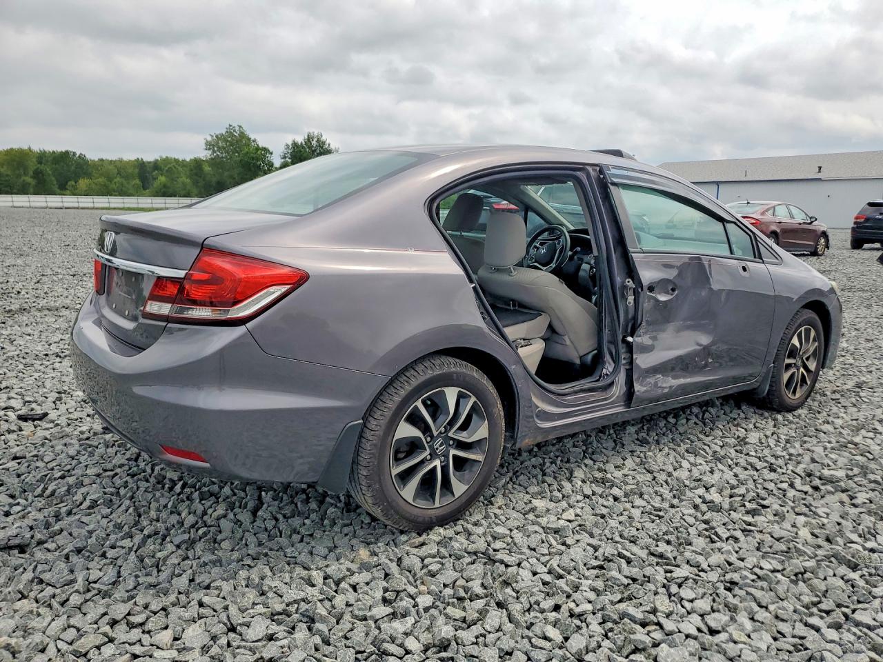 2015 Honda Civic Ex Gray vin: 19XFB2F87FE029413